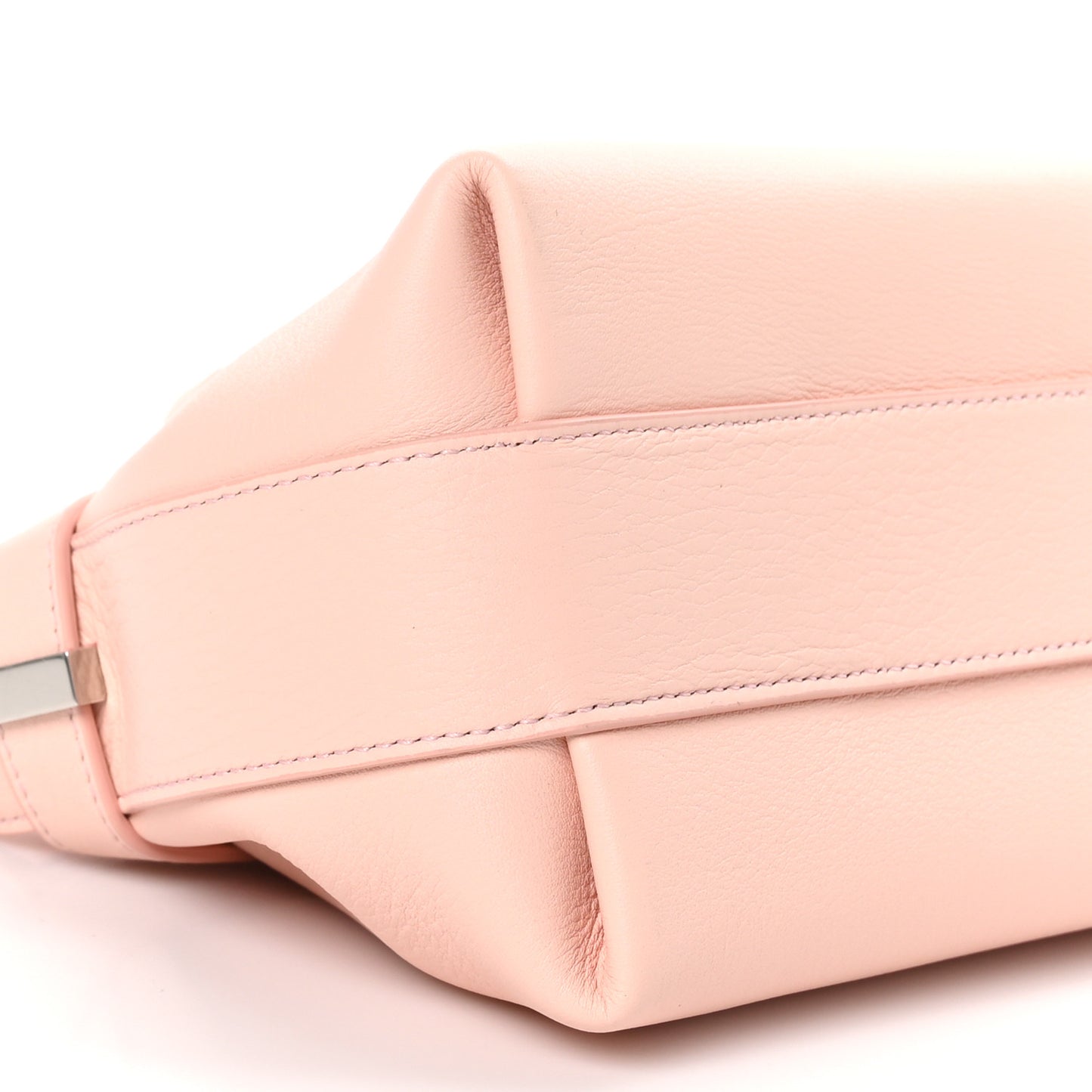 Calfskin Small Hug Pouch Pink