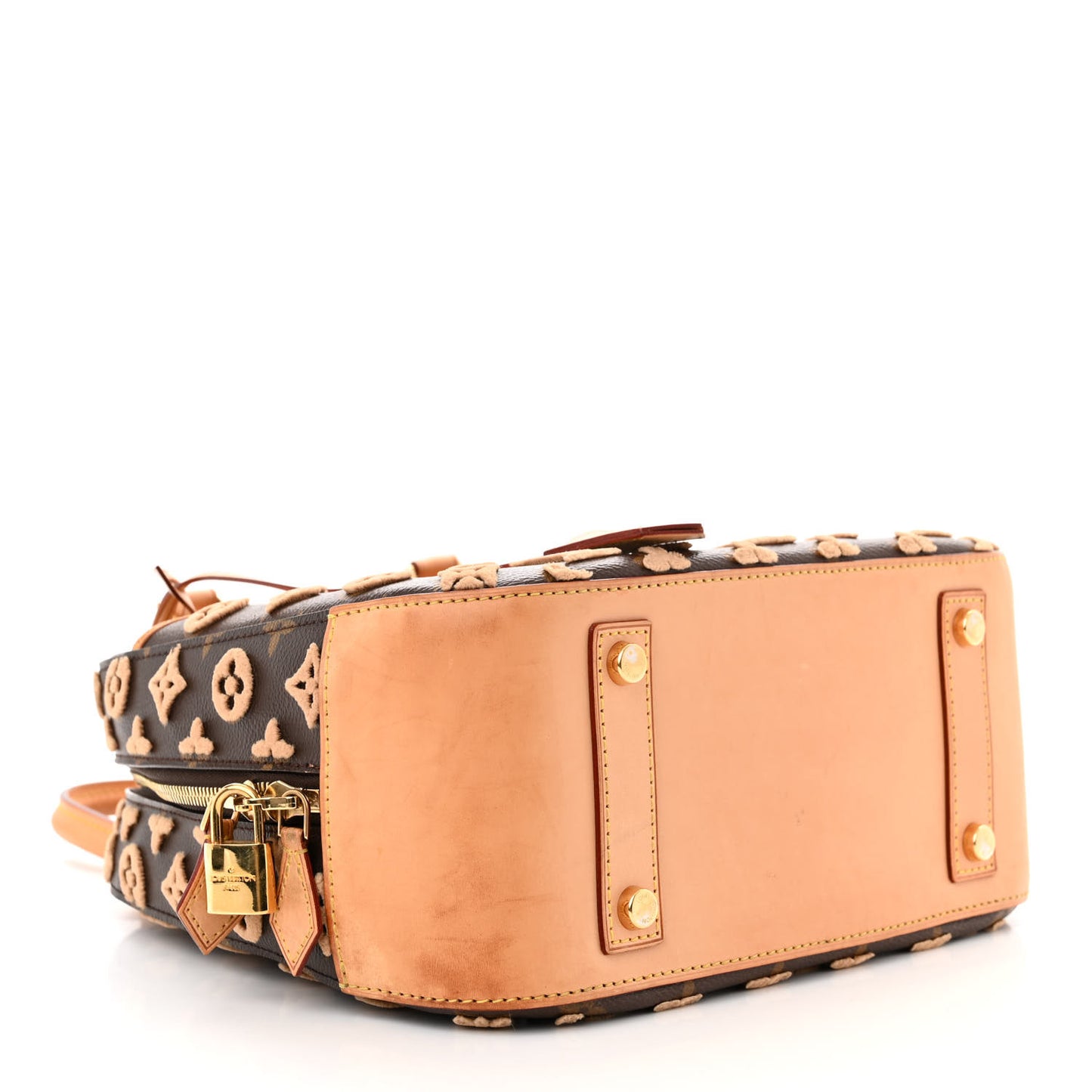 Monogram Tuffetage Deauville Cube Caramel