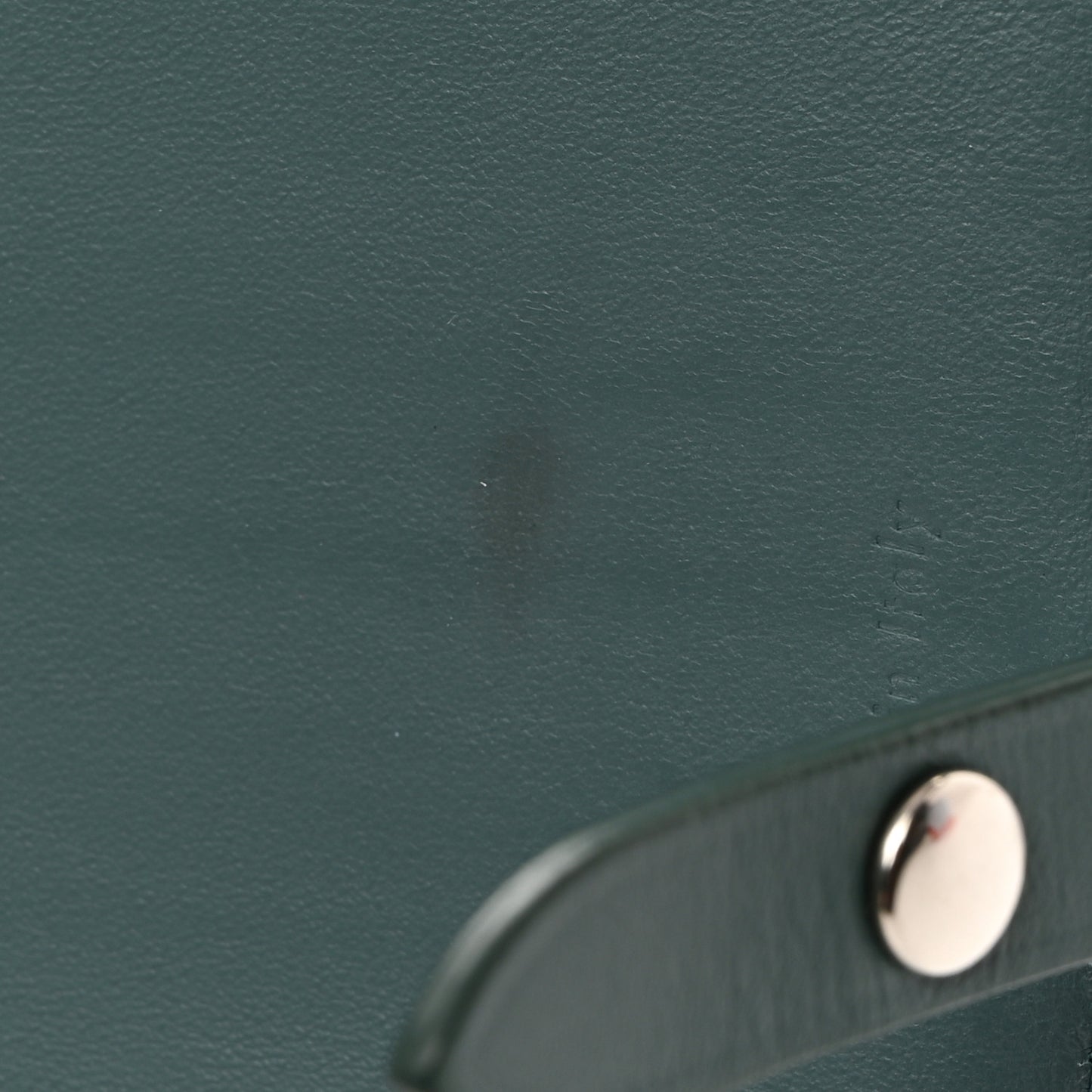 Grained Calfskin Medium Multifunction Strap Wallet Pale Blue
