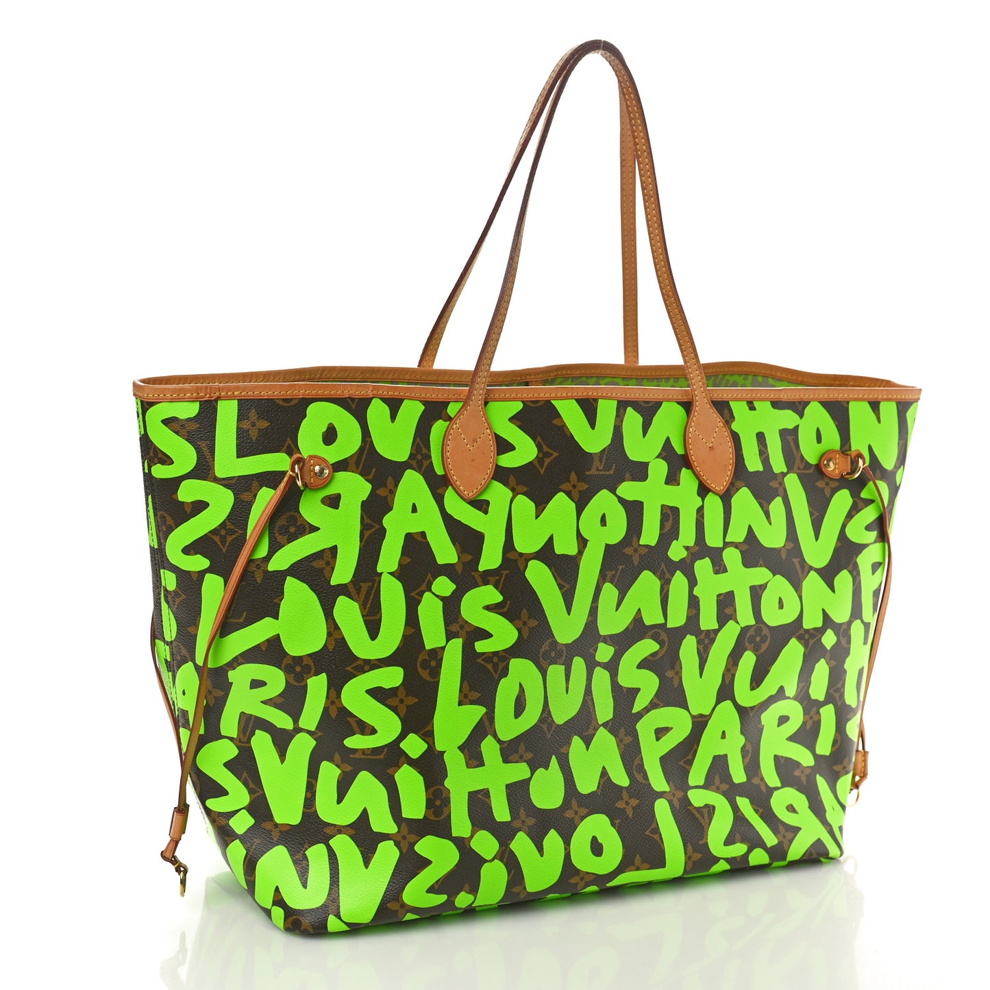 Monogram Graffiti Neverfull GM Green