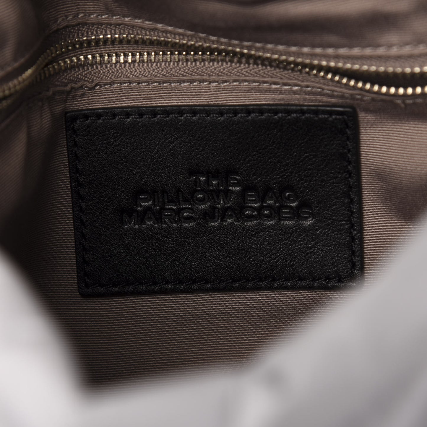Lambskin The Pillow Bag Light Grey