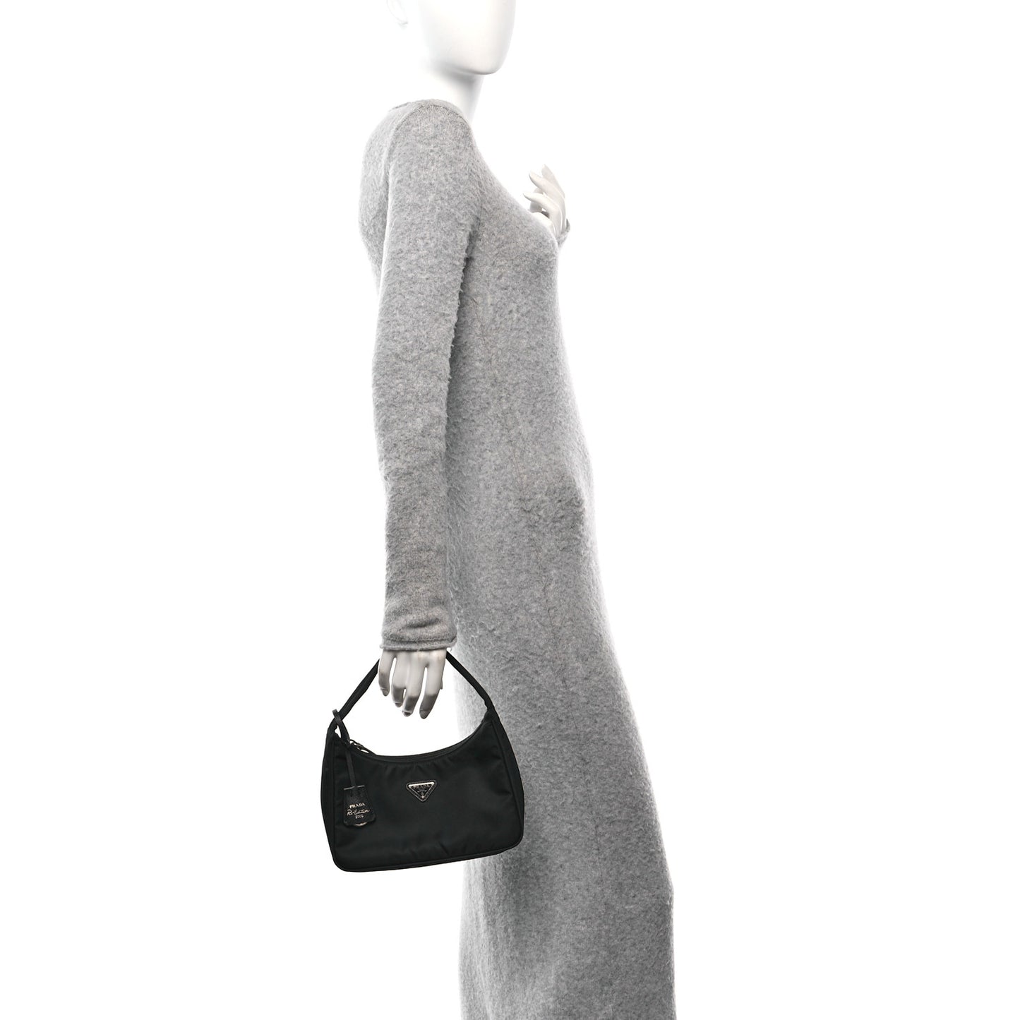 Tessuto Nylon Mini Re-Edition 2000 Bag Black