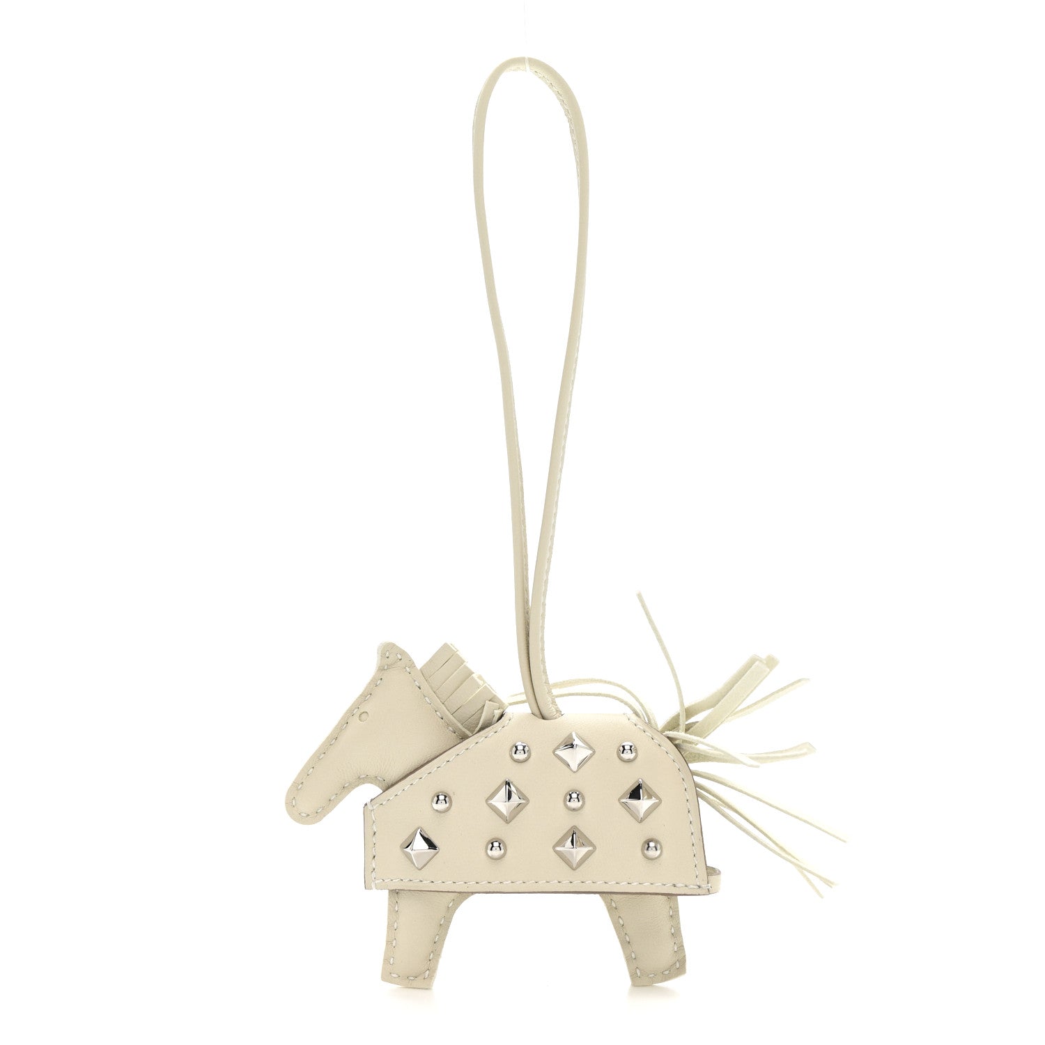 Hermes Milo Lambskin Studded Grigri Rodeo Robeo Rock Horse Bag