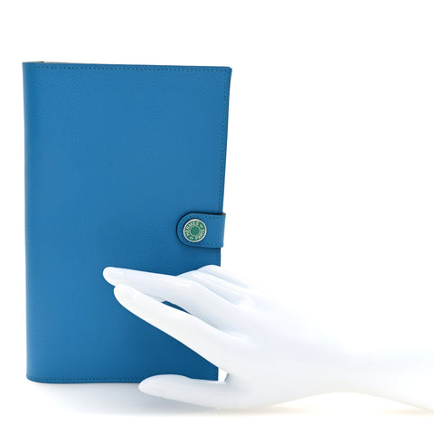 Evercolor Verso RMS Toutenmain Wallet Bleu Zanzibar Vert Vertigo