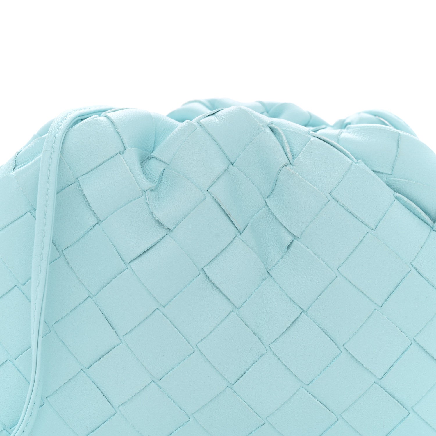 Bottega Veneta Nappa Intrecciato The Mini Pouch Pale Blue 8 of 10