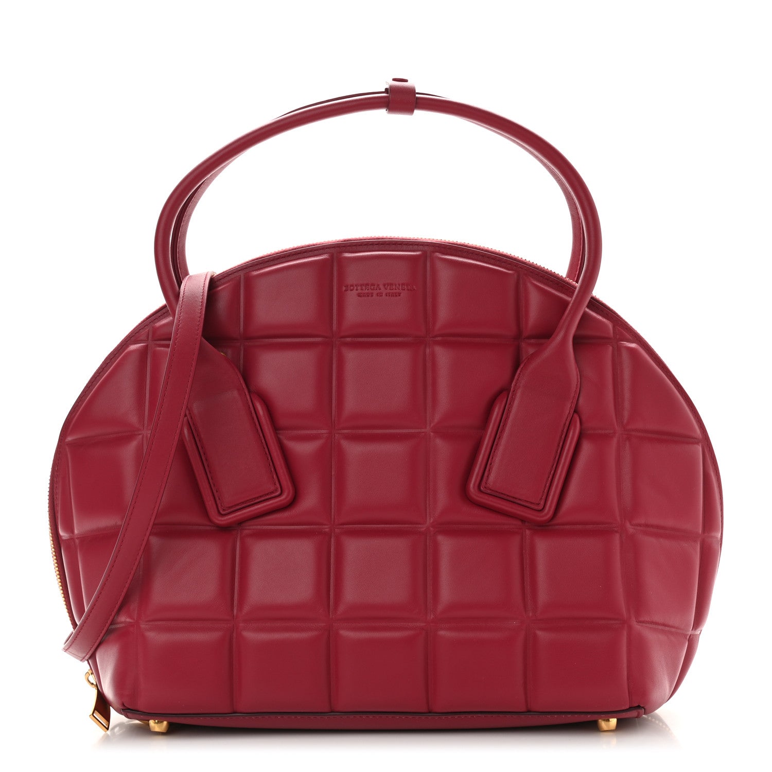 Bottega Veneta Butter Calfskin Padded Swoop Amaranto 1 of 10