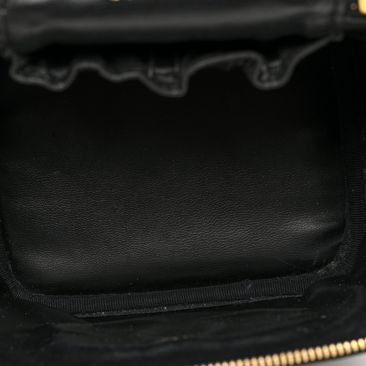Chanel Caviar Cosmetic Vanity Bag Black 5 of 7