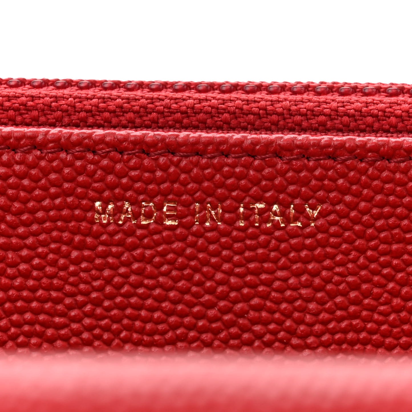 Caviar Quilted Vintage Mademoiselle Wallet On Chain WOC Red