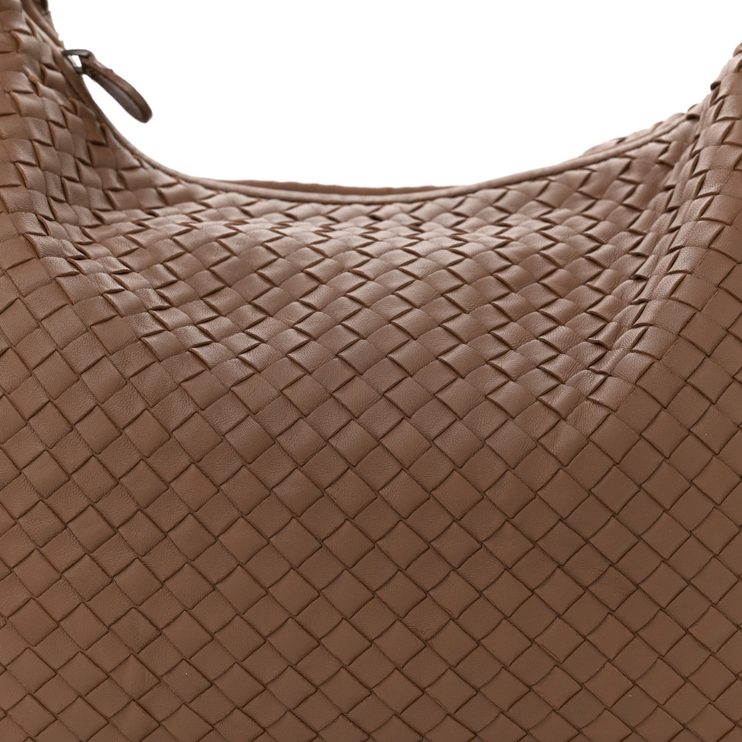 Nappa Intrecciato Large Veneta Hobo Noce