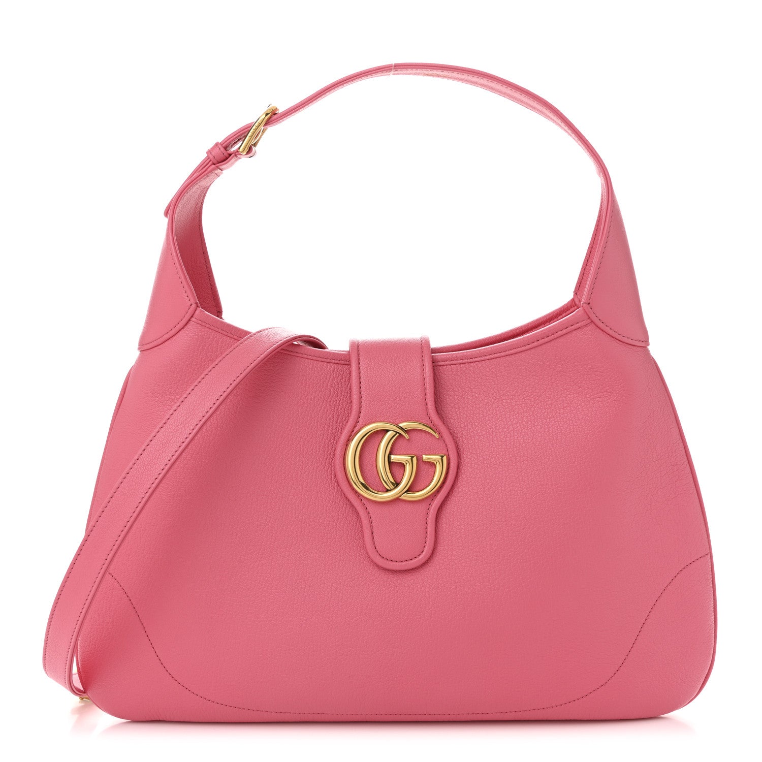 Gucci Goatskin Medium Aphrodite Shoulder Bag Rhodamine Pink