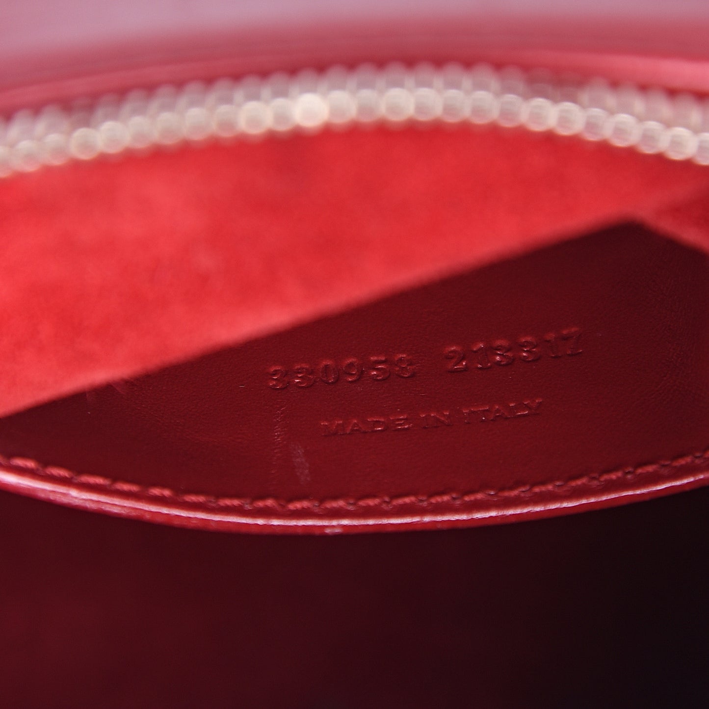 Calfskin Classic Baby Duffle Red