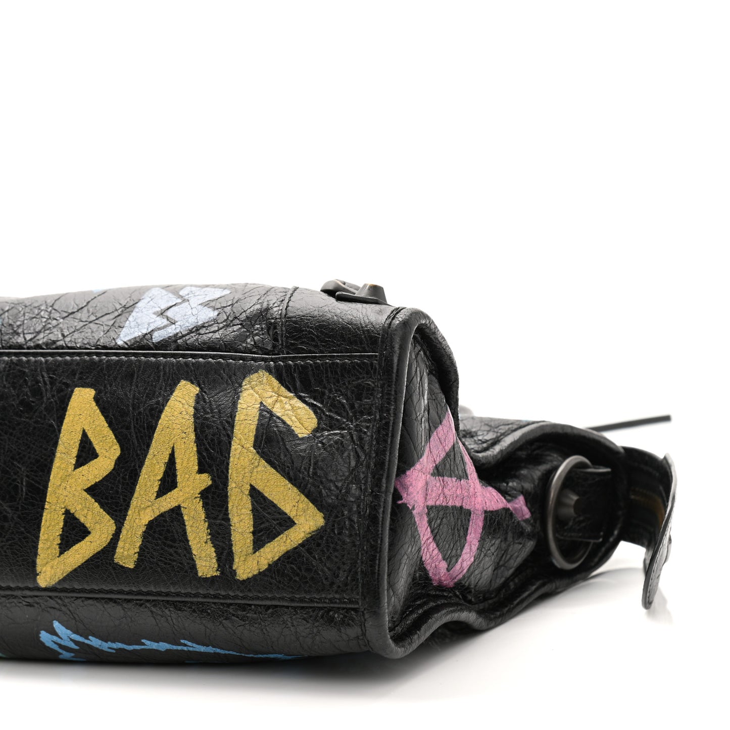 Agneau Graffiti All Over Classic Hardware S City Black Multicolor