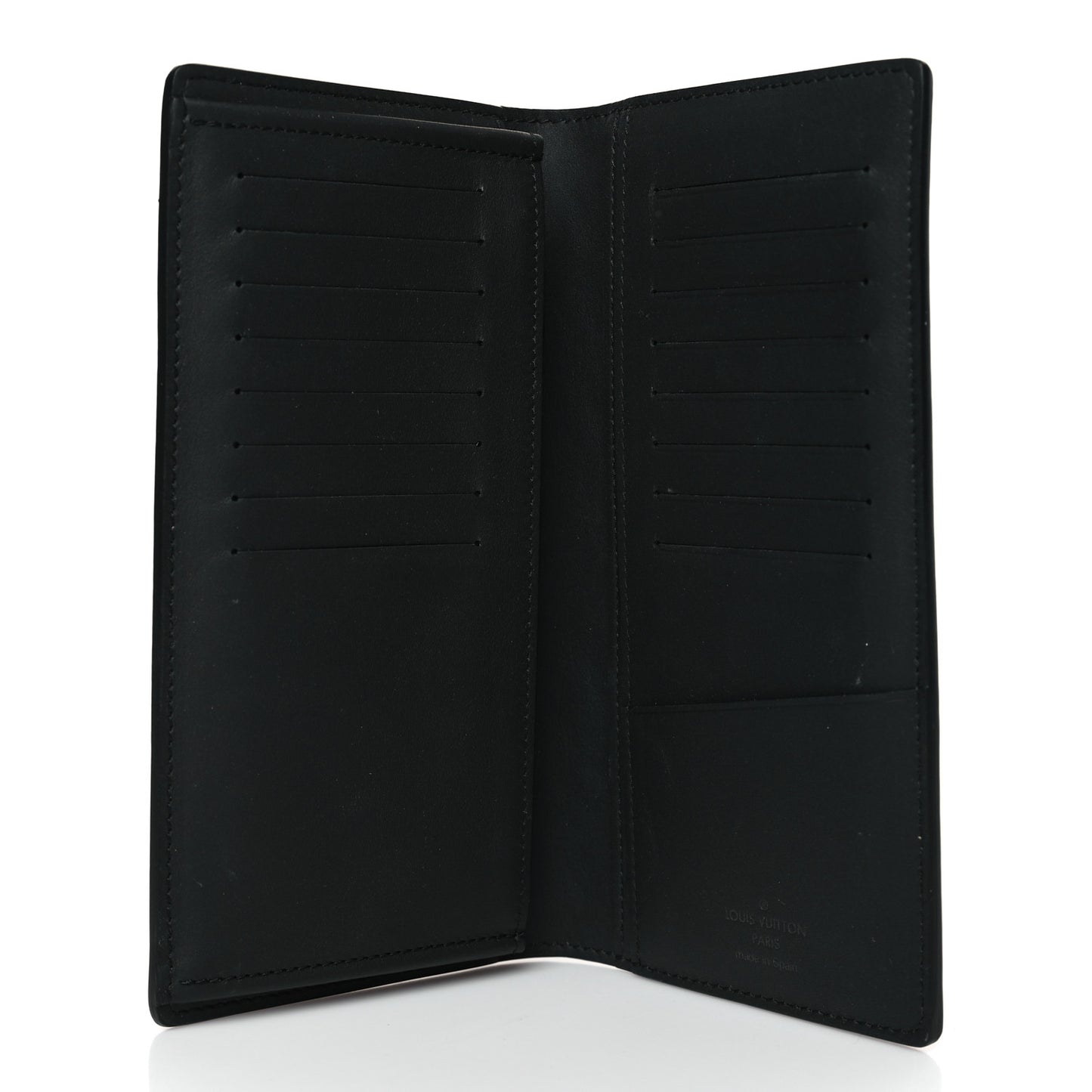 Calfskin Monogram Shadow Brazza Wallet Black
