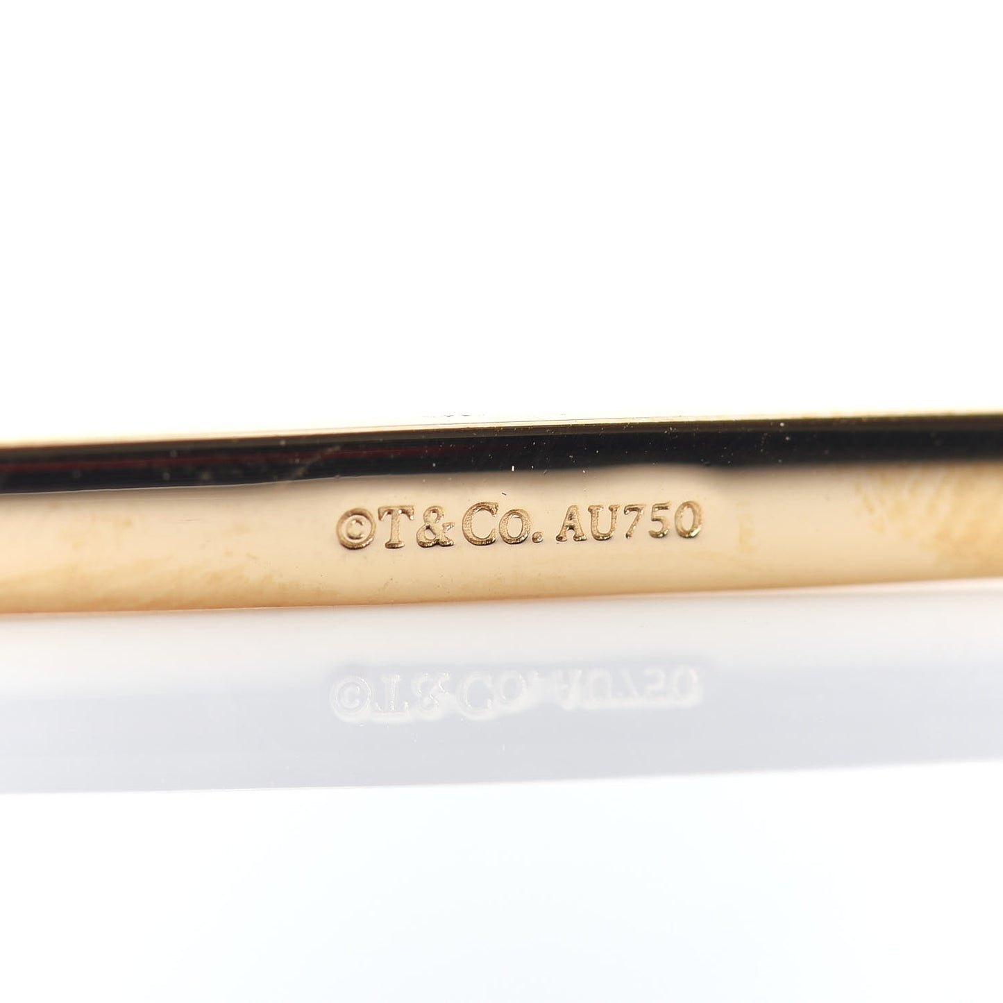 18K Yellow Gold 1837 Bar Drop Earrings