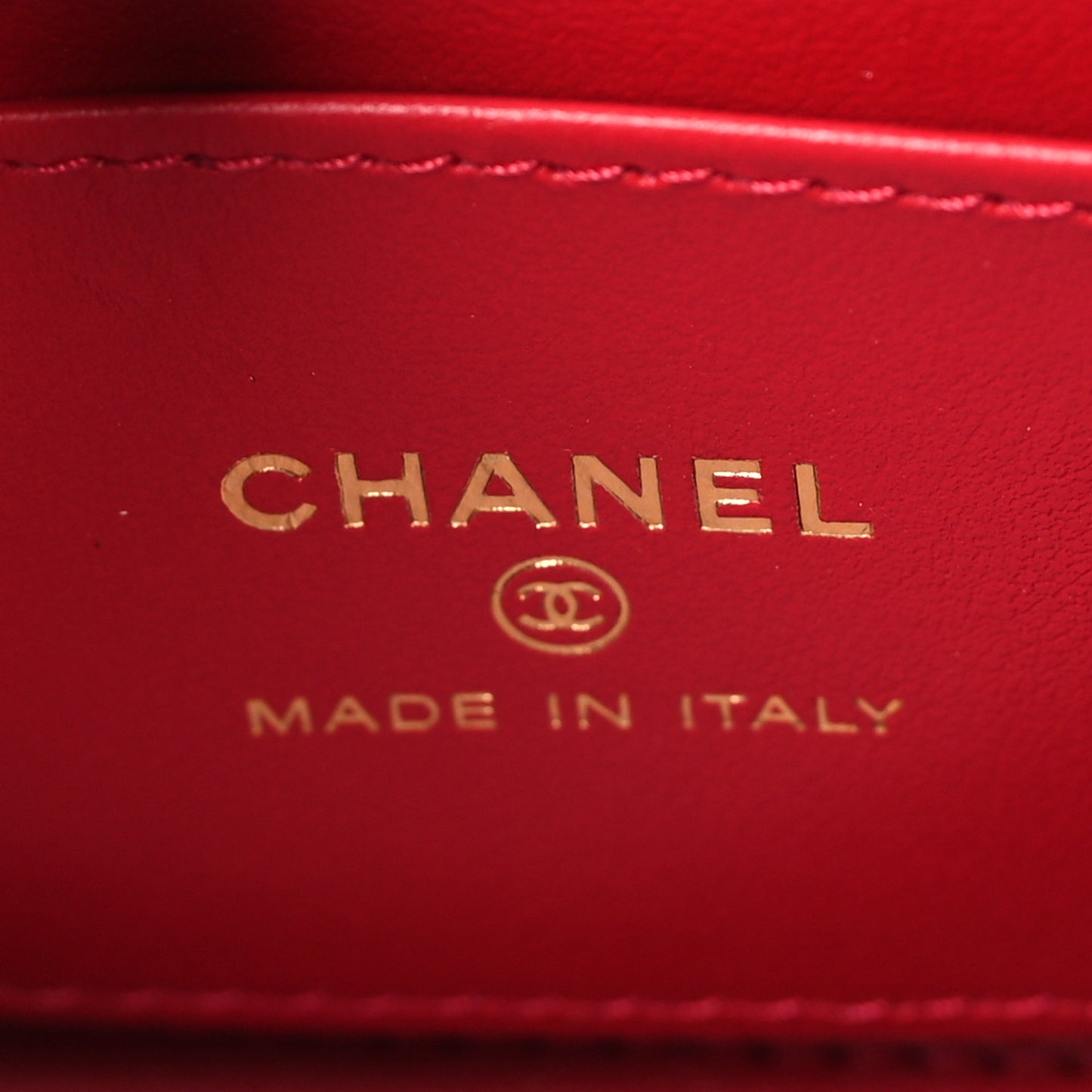 Jersey Quilted Mini Nano Kelly Shopper Red