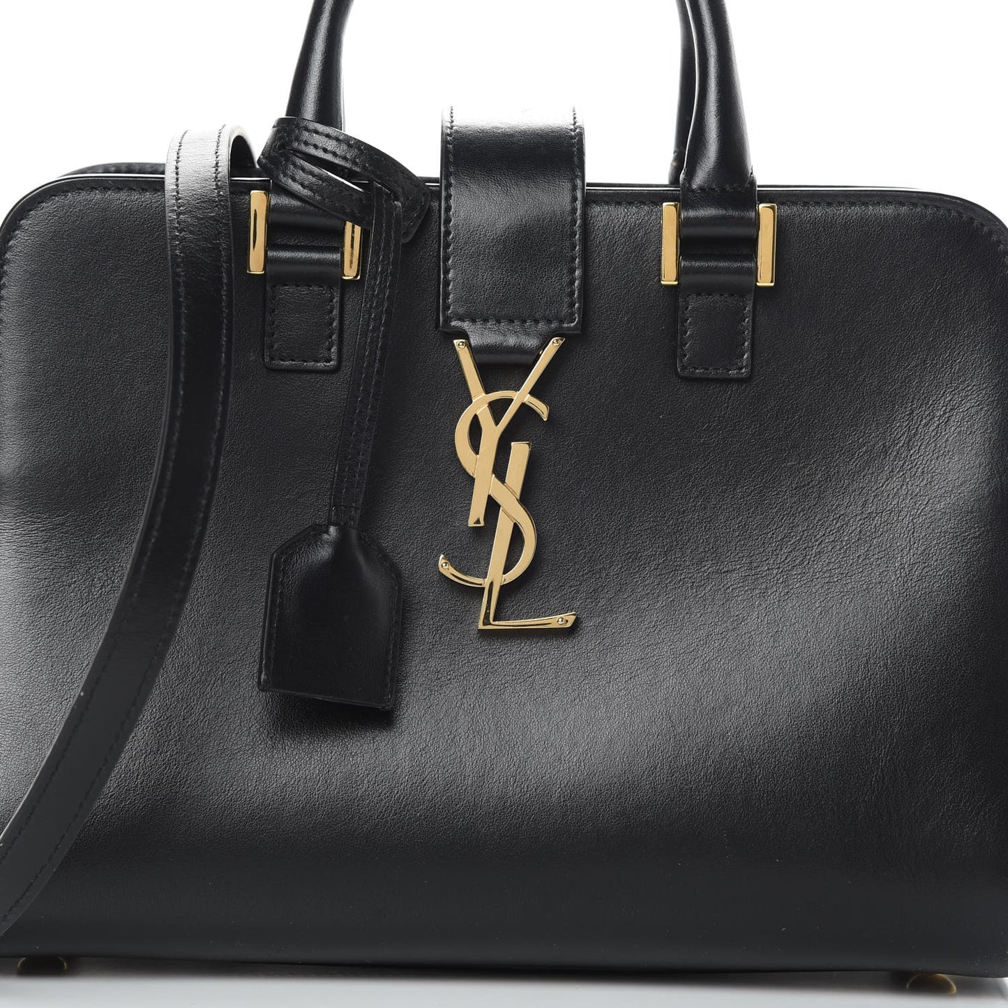 Calfskin Monogram Baby Cabas Black