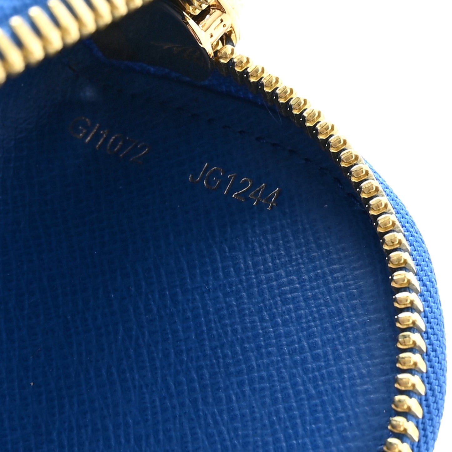 Monogram Charlotte Pencil Pouch Blue