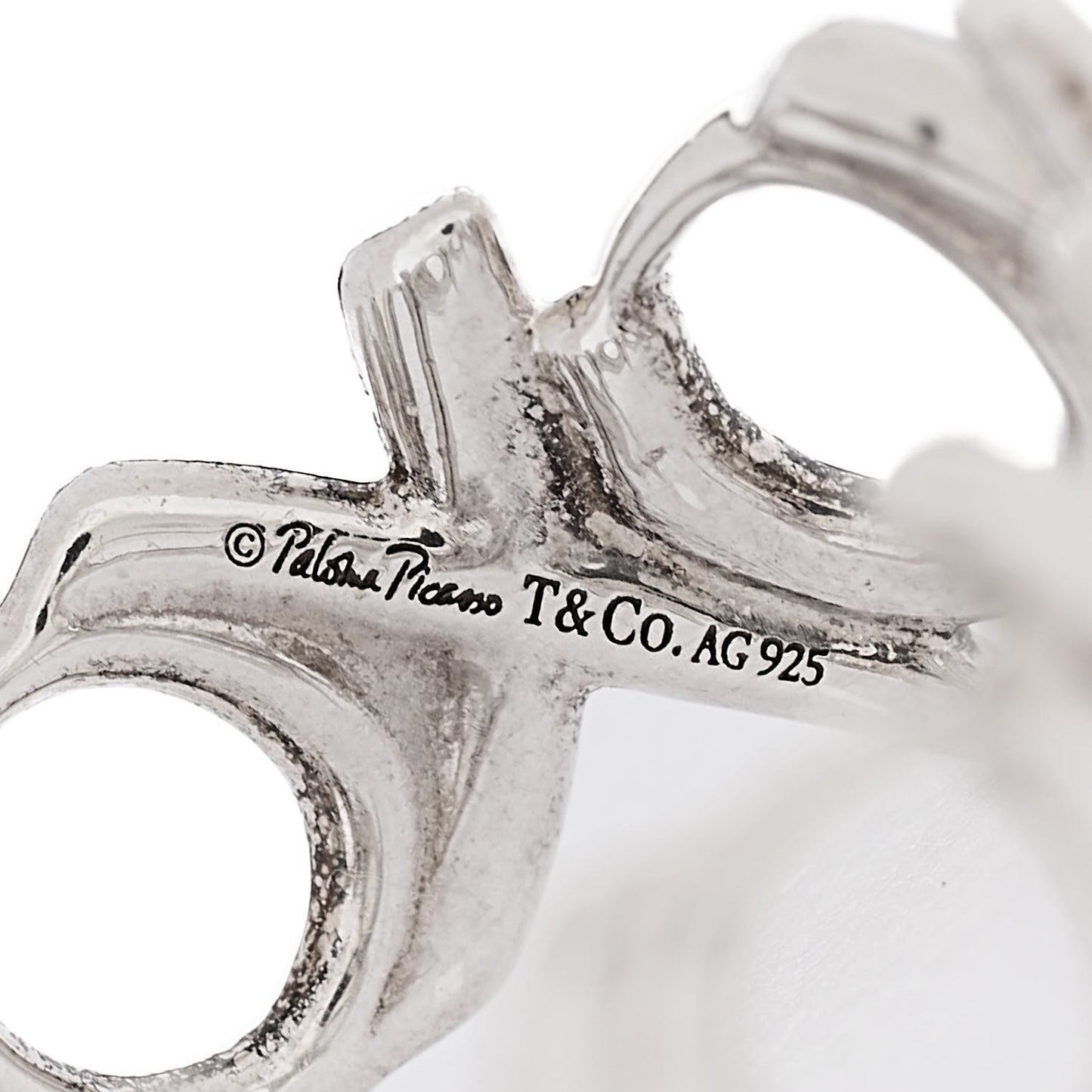 Sterling Silver Paloma Picasso XO Band Ring 54 6.75