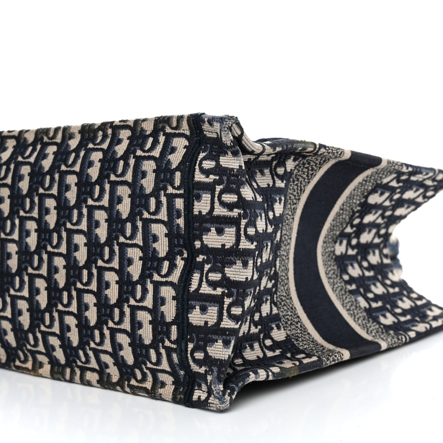 Oblique Medium Book Tote Blue Multicolor