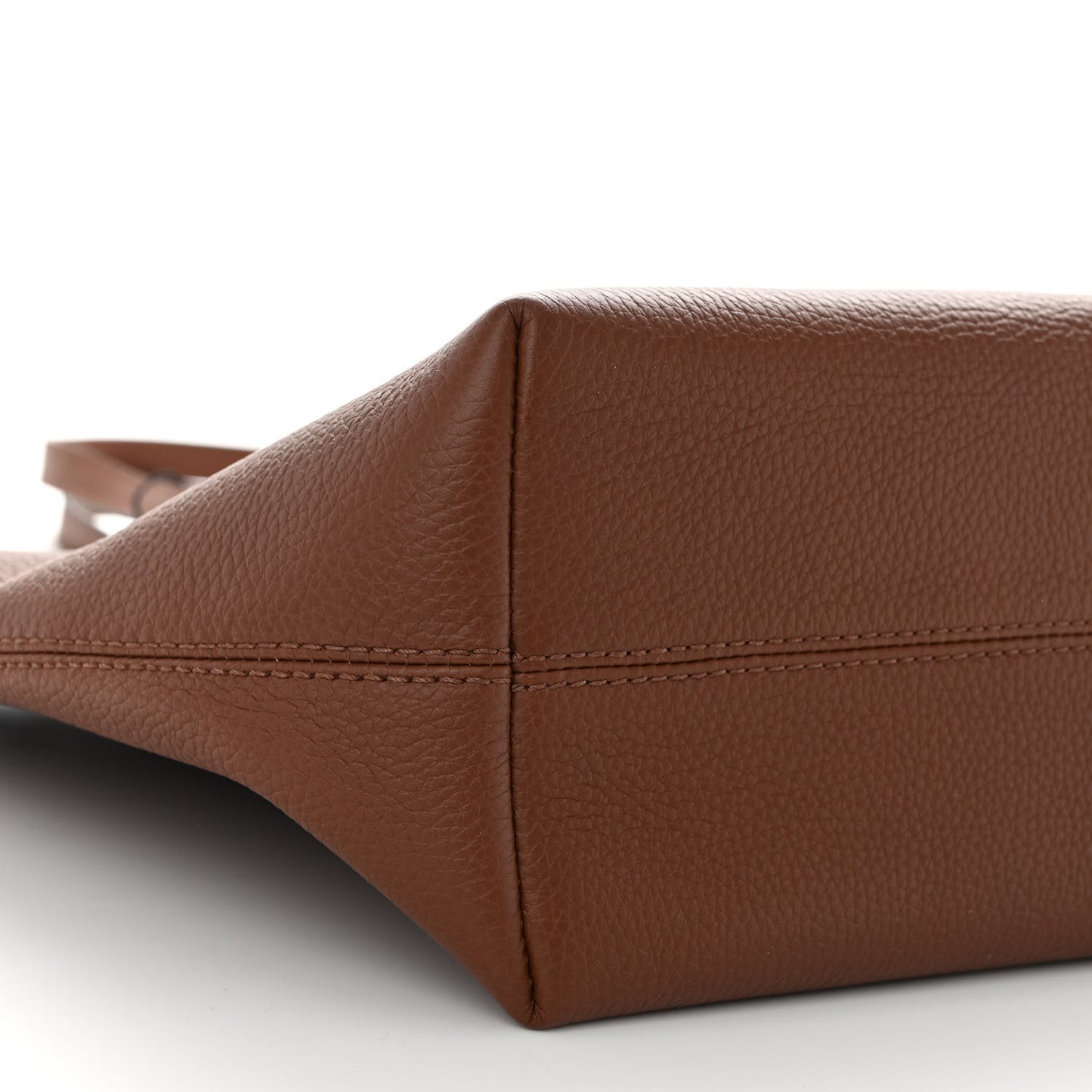 Calfskin Logo Embossed Medium Ardwell Tote Tan