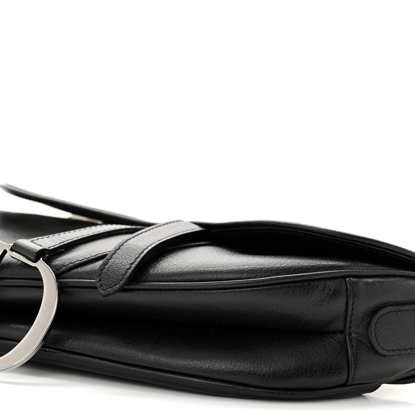 Calfskin Saddle Bag Black