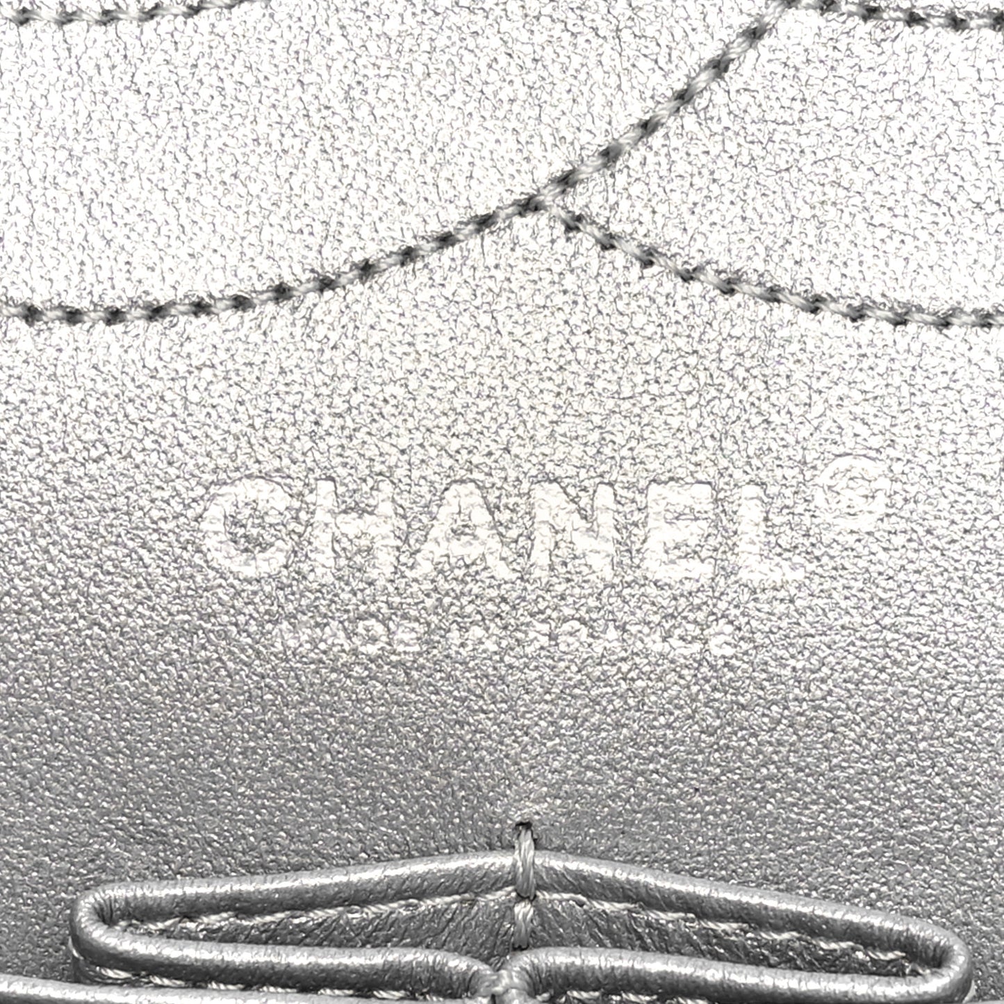 Metallic Aged Calfskin Quilted 2.55 Reissue 227 Flap Silver
