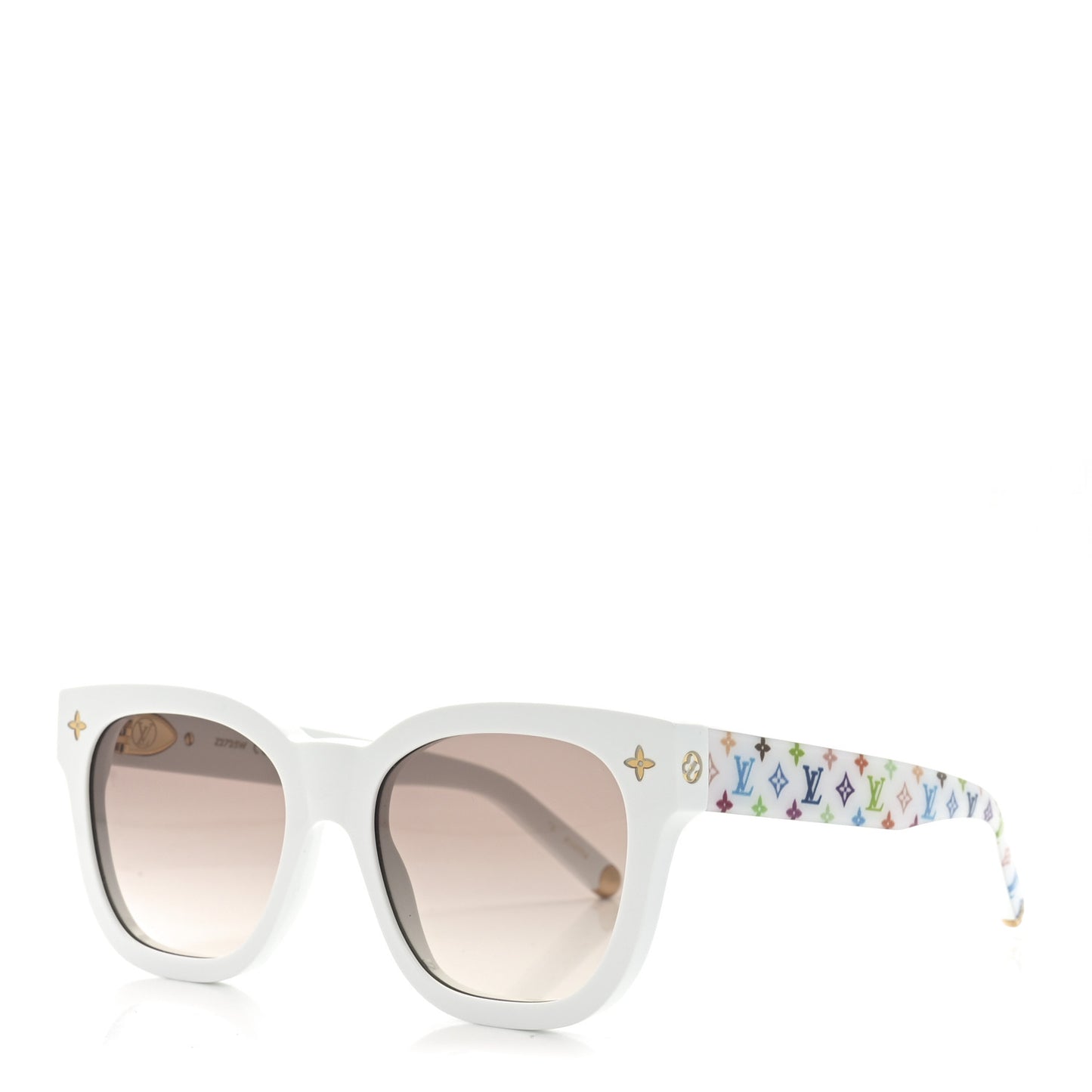 LV X TM Acetate My Monogram Sunglasses Z2725W White Multicolor