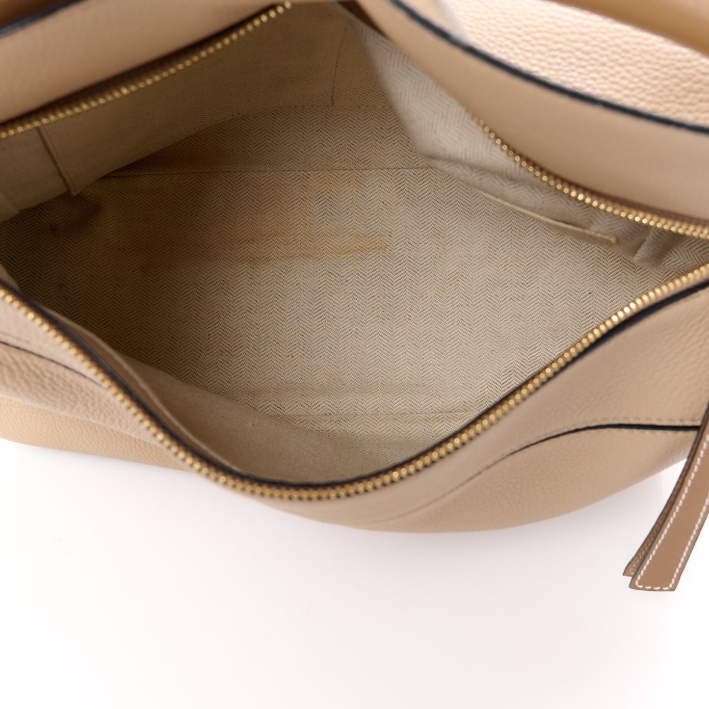 Calfskin Medium Puzzle Bag Sand Mink