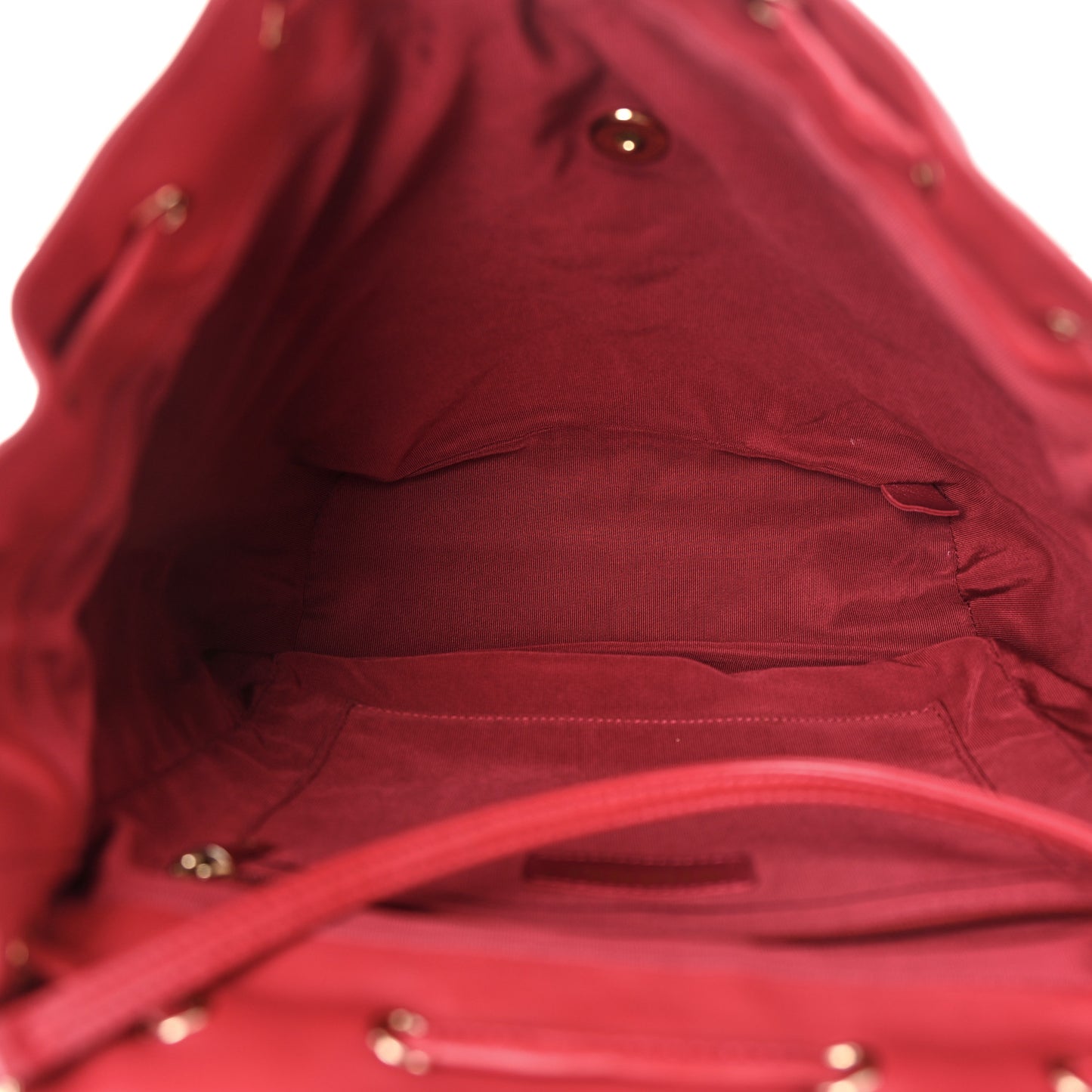 Lambskin Quilted Large Urban Spirit Backpack Red