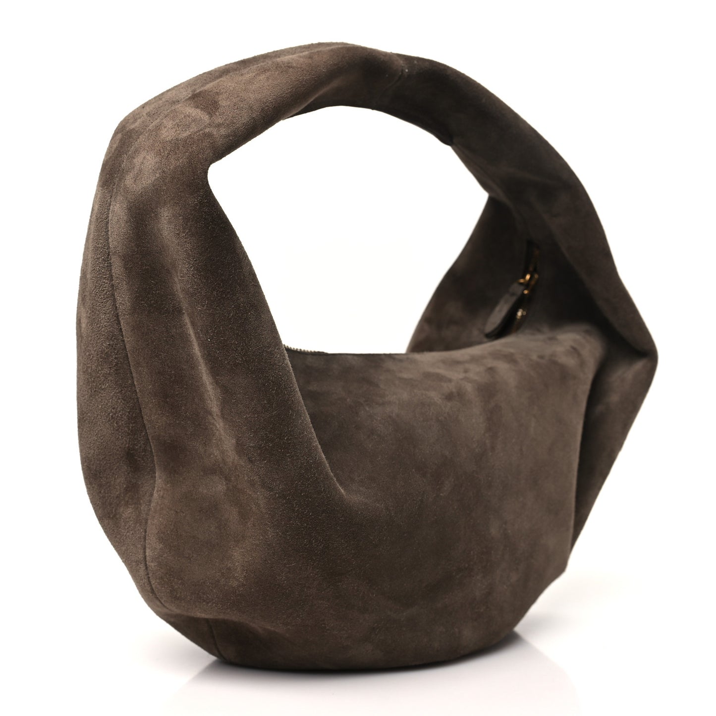 Suede Calfskin Medium Olivia Hobo Toffee