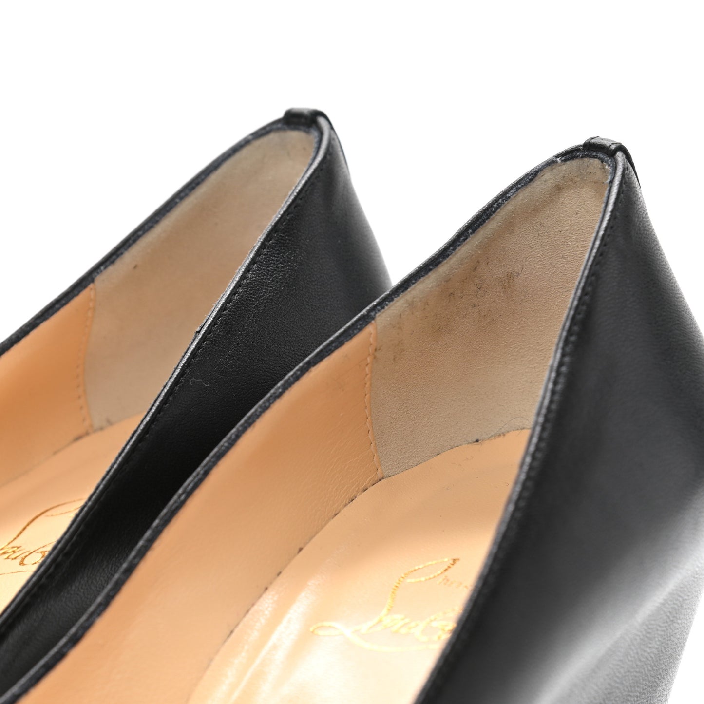 Shiny Nappa Pipina 55 Wedges 35.5 Black
