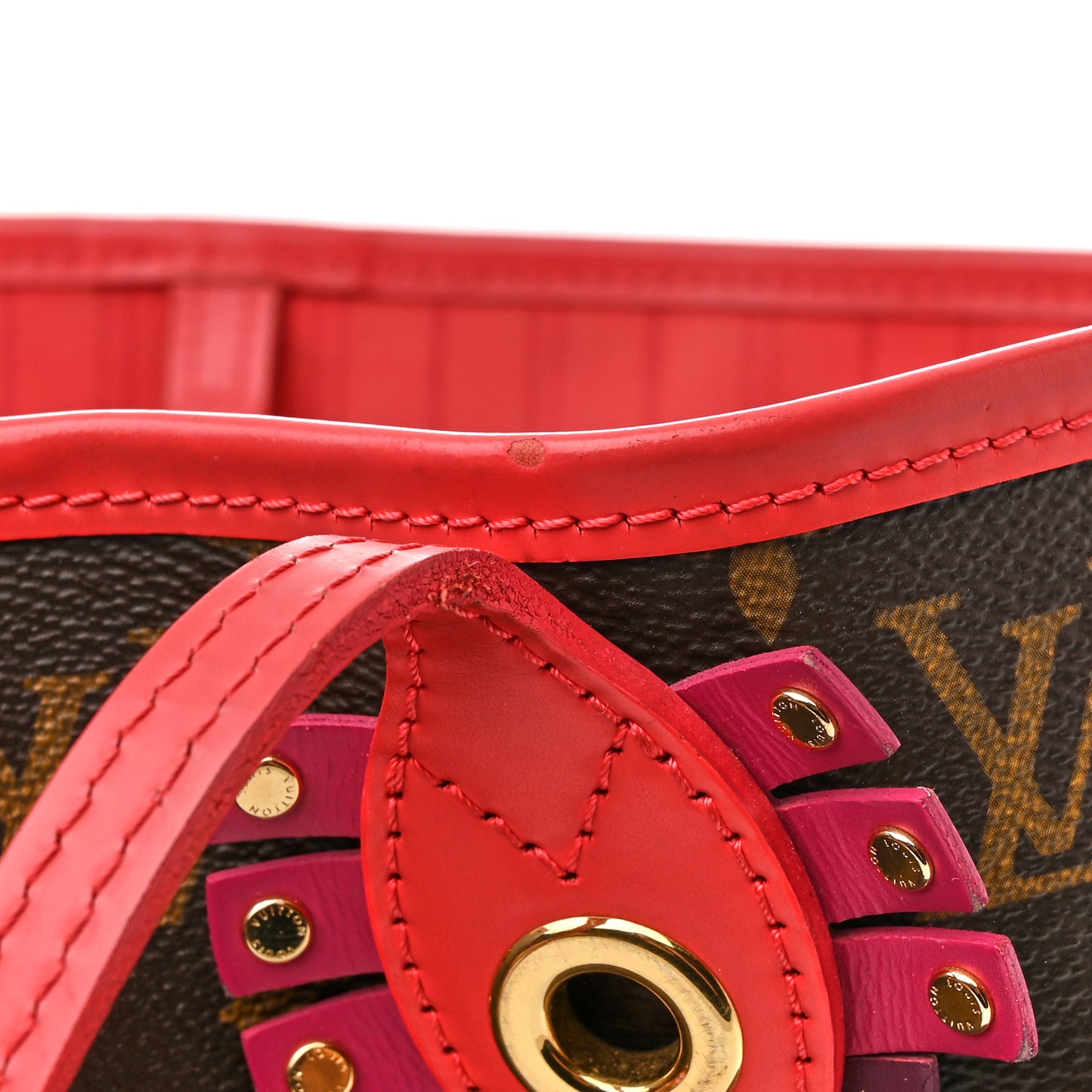 Monogram Totem Neverfull MM Flamingo