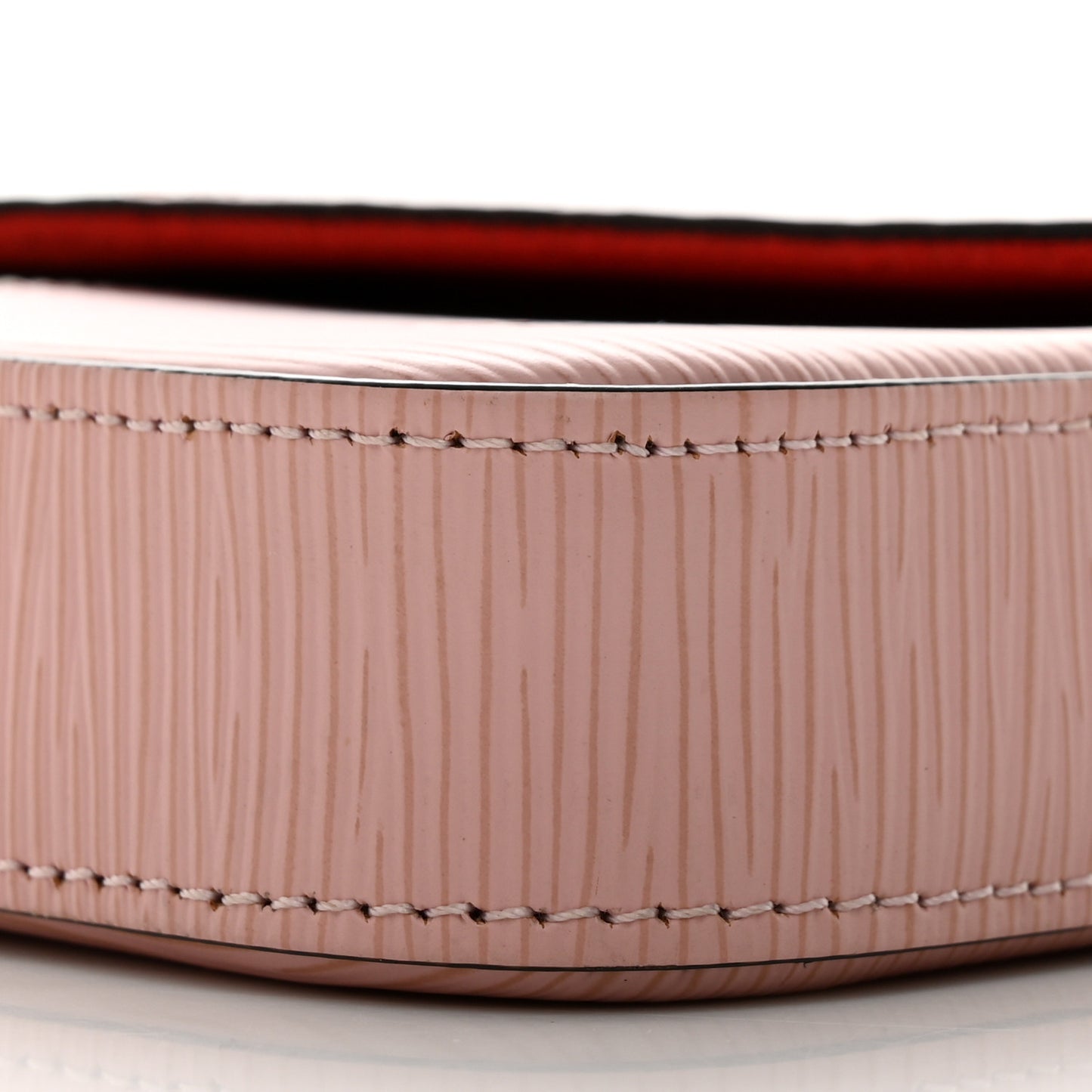 Epi Pochette Felicie Rose Ballerine Stripe