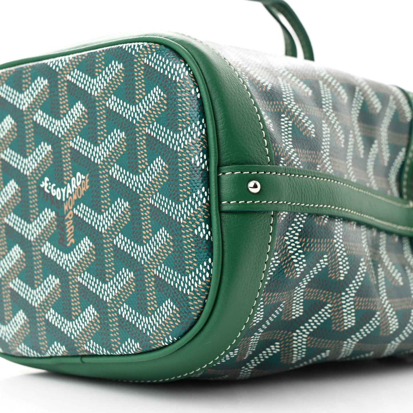 Goyardine Petit Flot Mini Bucket Bag Green
