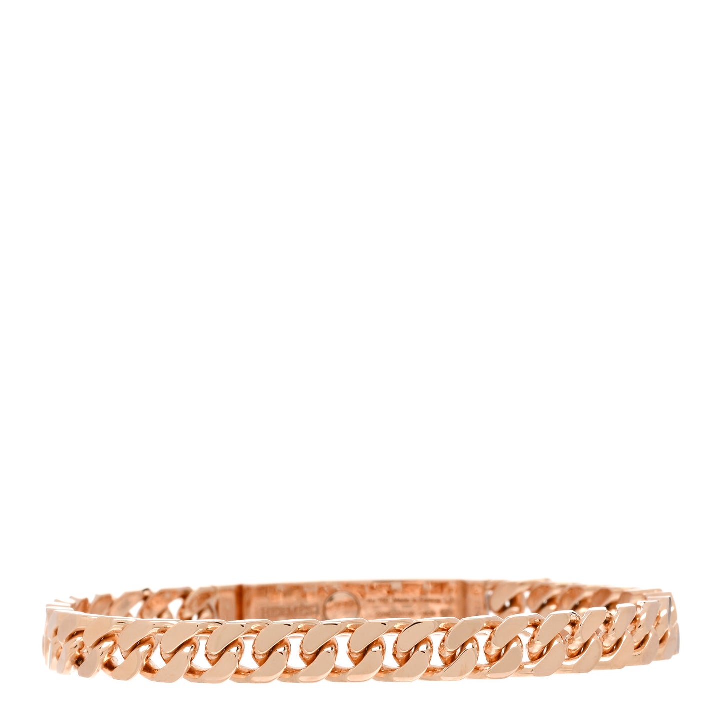 18K Rose Gold Diamond PM Kelly Chaine Bracelet LG