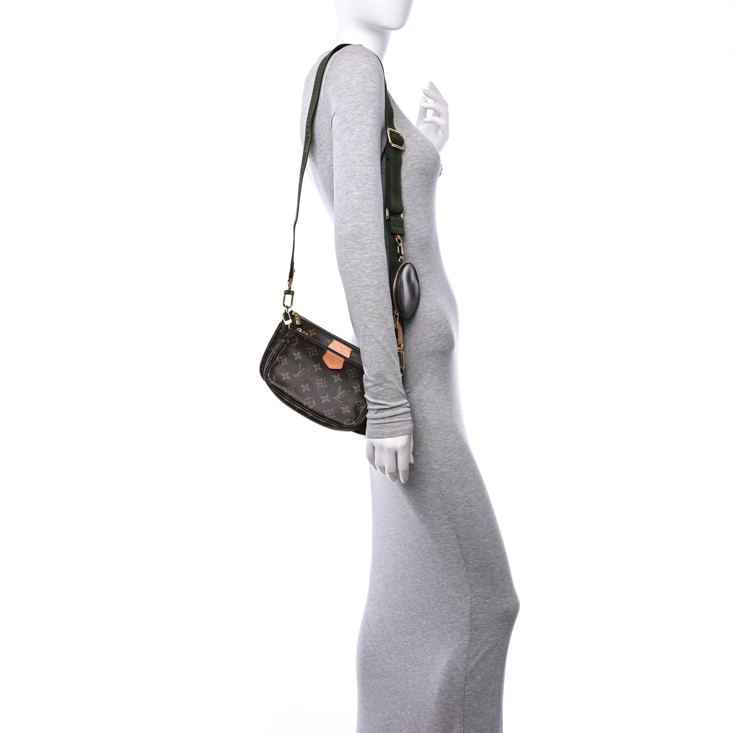 Monogram Multi Pochette Accessories Kaki