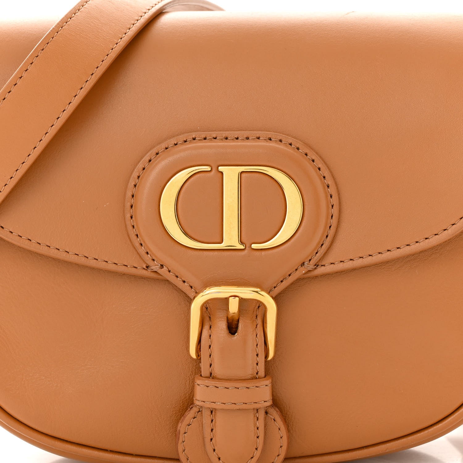 Christian Dior Box Calfskin Small Bobby Flap Camel 7 of 10