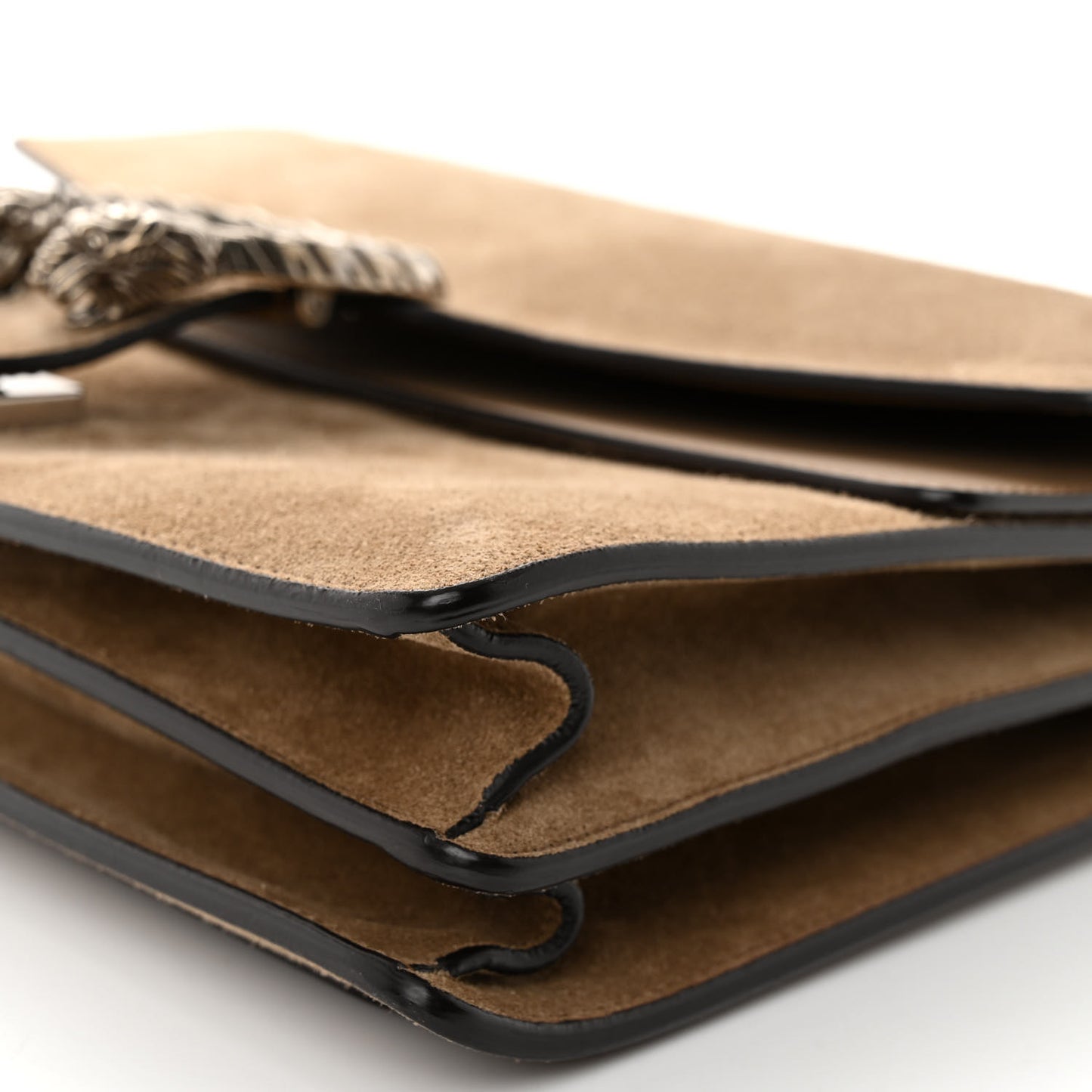 Suede Medium Dionysus Shoulder Bag Taupe