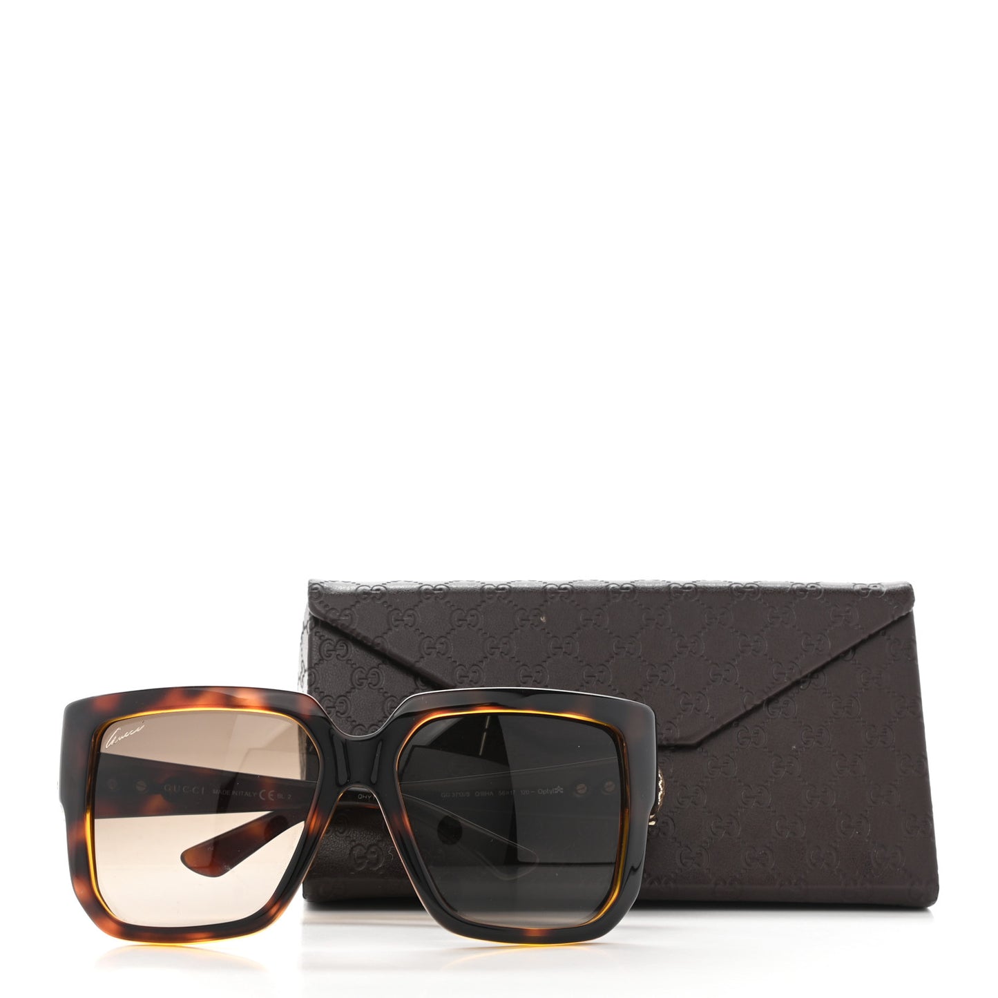 Acetate Sunglasses GG3713S Havana Gold