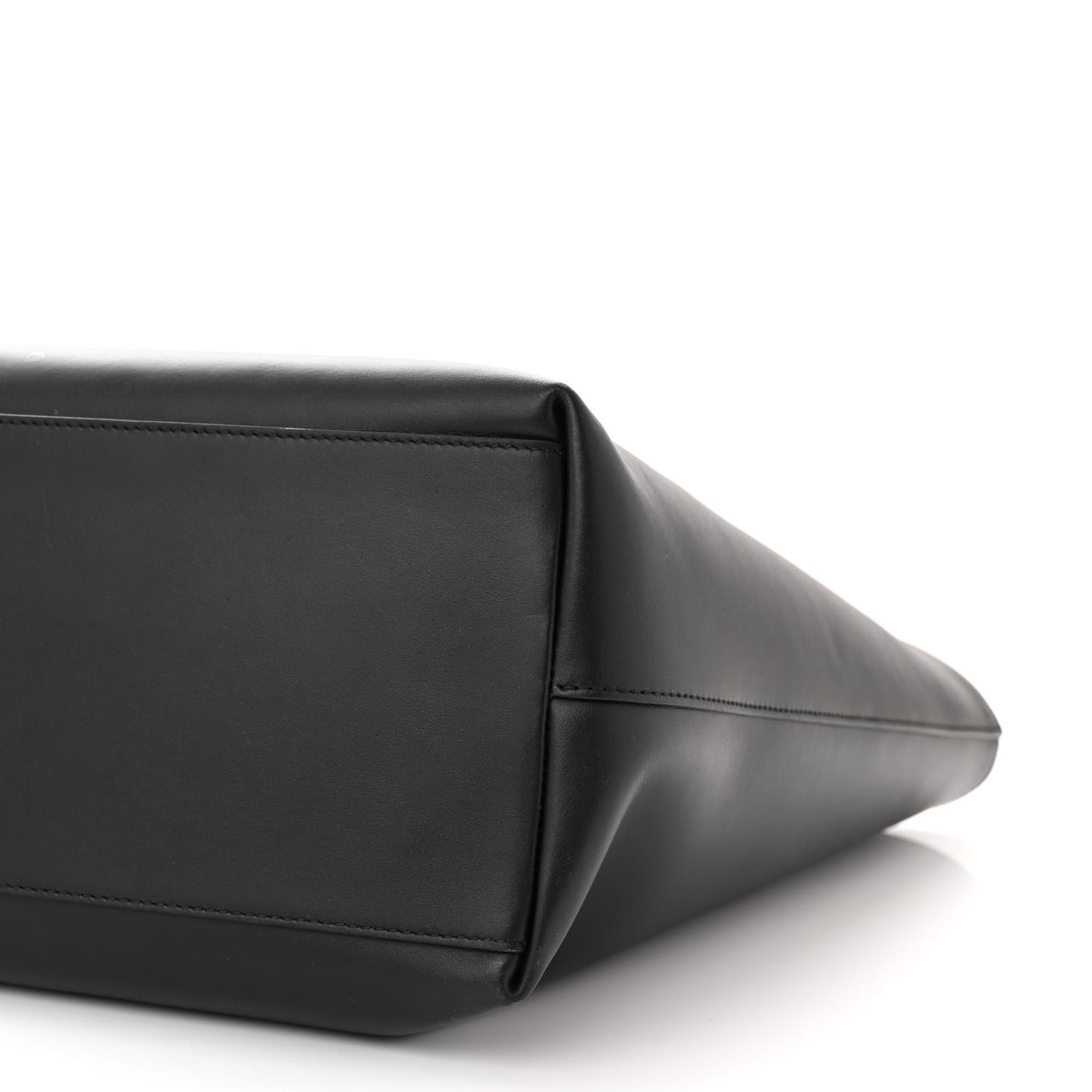 Calfskin DG Logo Shopper Tote Black