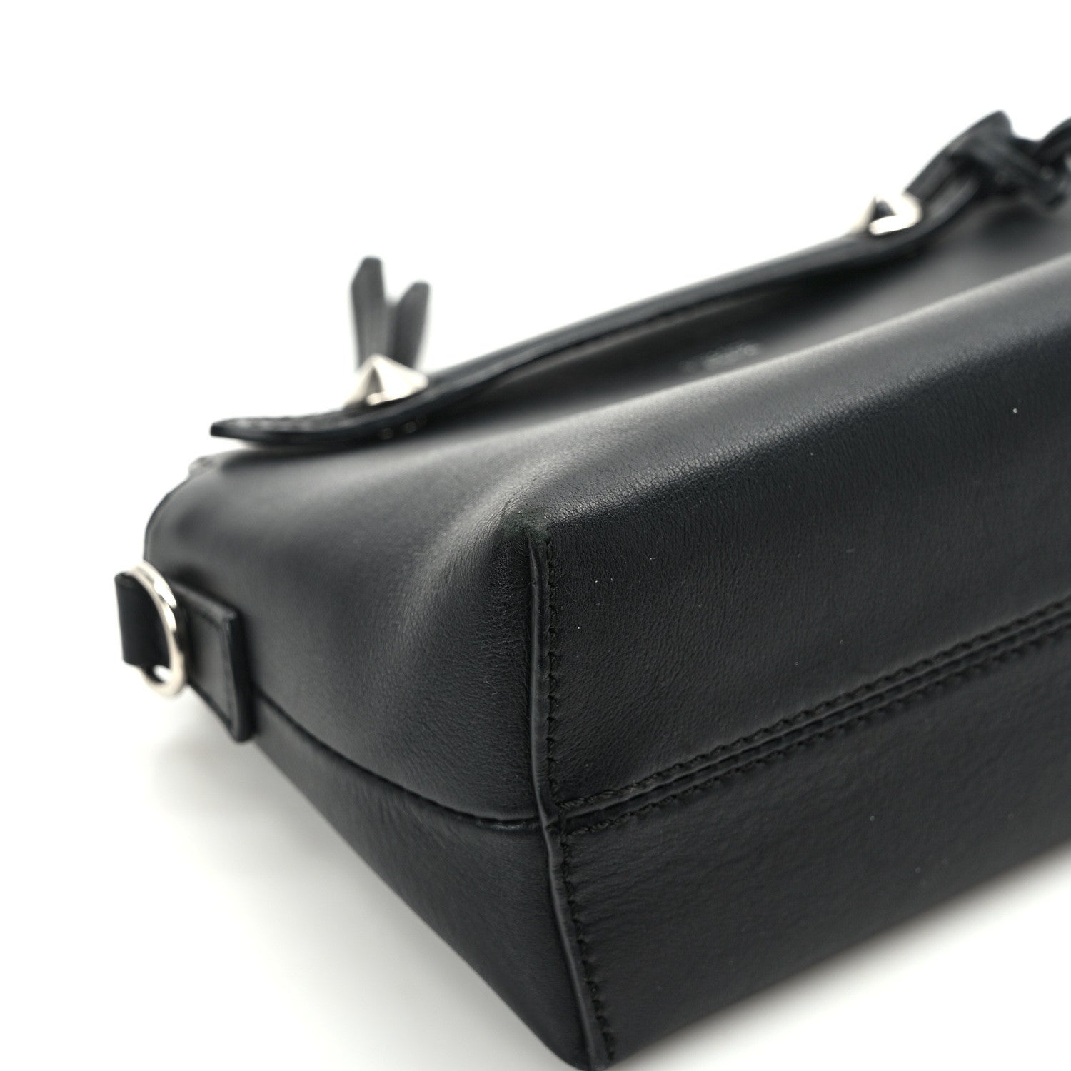 Fendi Vitello Dolce Mini By The Way Boston Bag Black 8 of 14