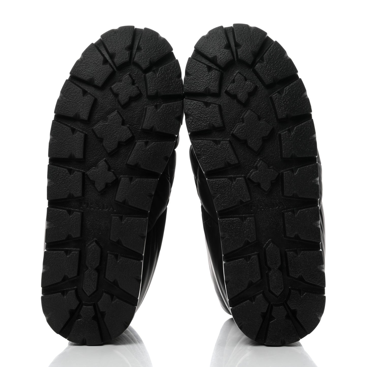 Re-Nylon Piuma Triangle Logo Padded Drawcord Mens Snow Boots 10 Black