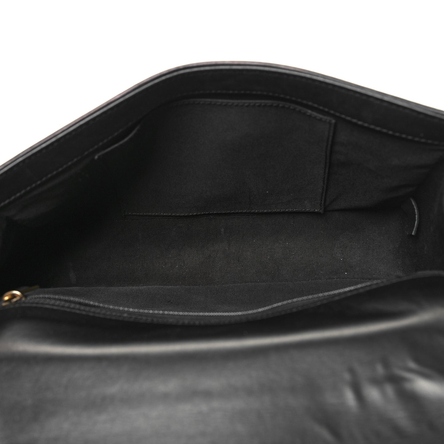 Lambskin Quilted New Medium Boy Flap Black