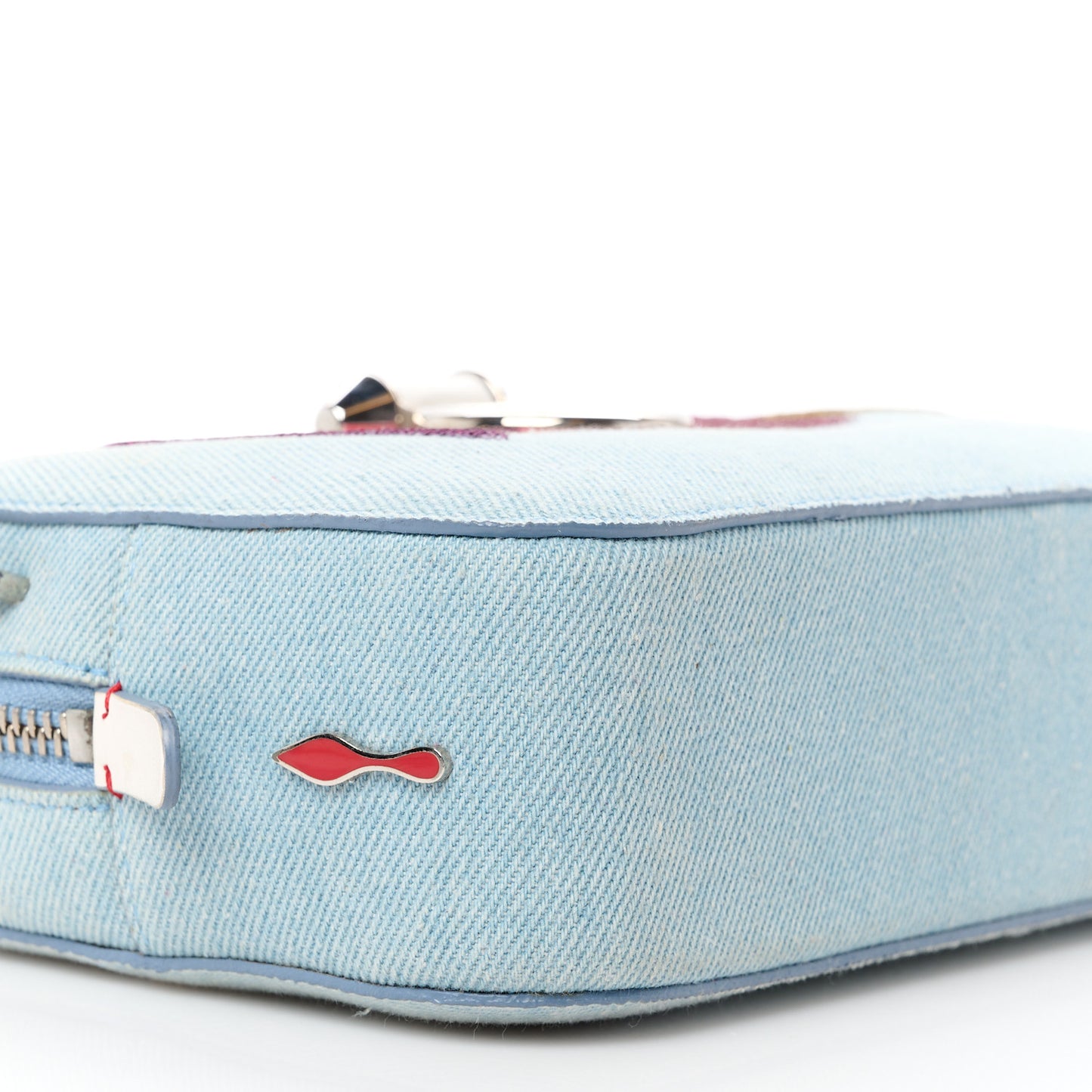 Denim Sequin Love Mini Rubylou Crossbody Blue Multicolor