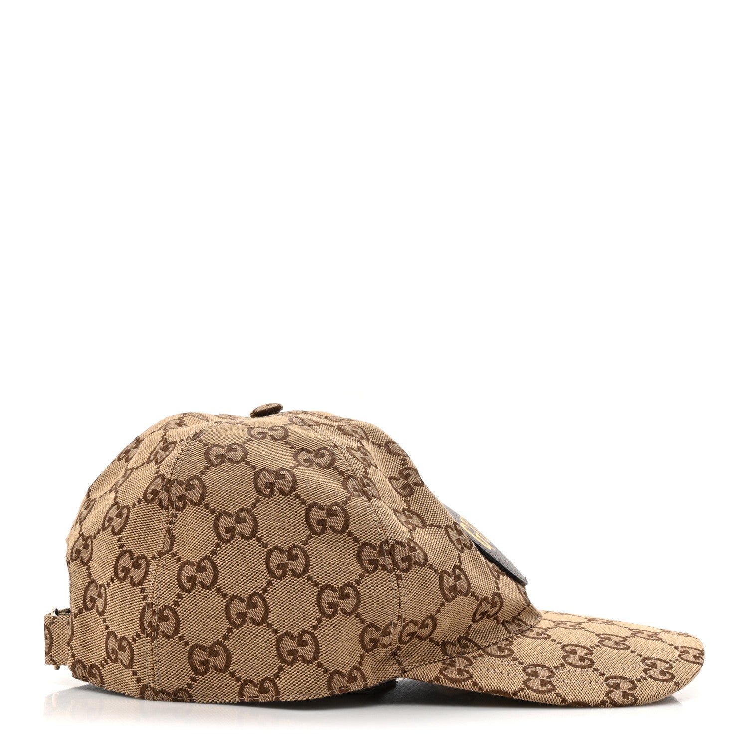 Gucci Monogram Textured Dollar Calfskin Zeno Baseball Hat XXL Beige 4 of 10