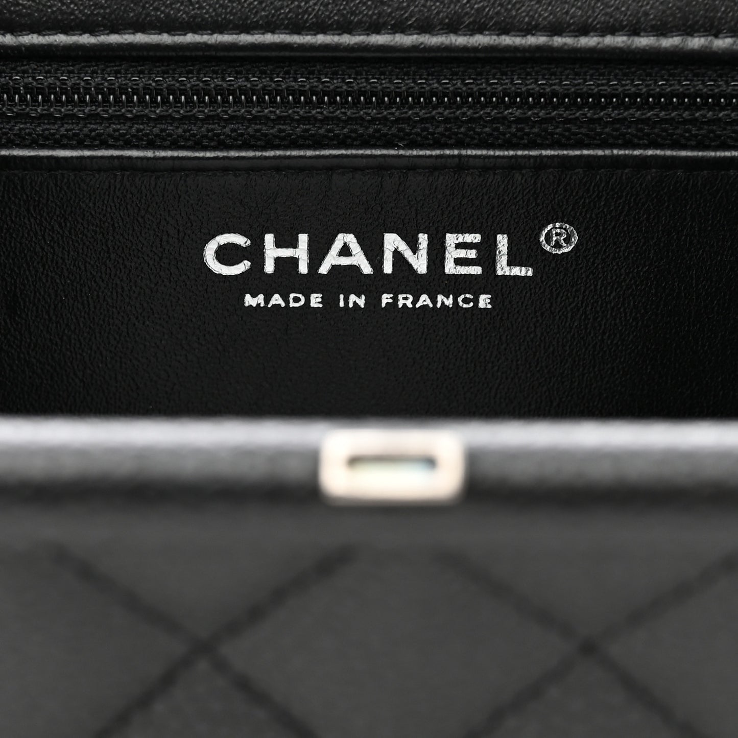 Caviar Quilted Timeless Clutch Black