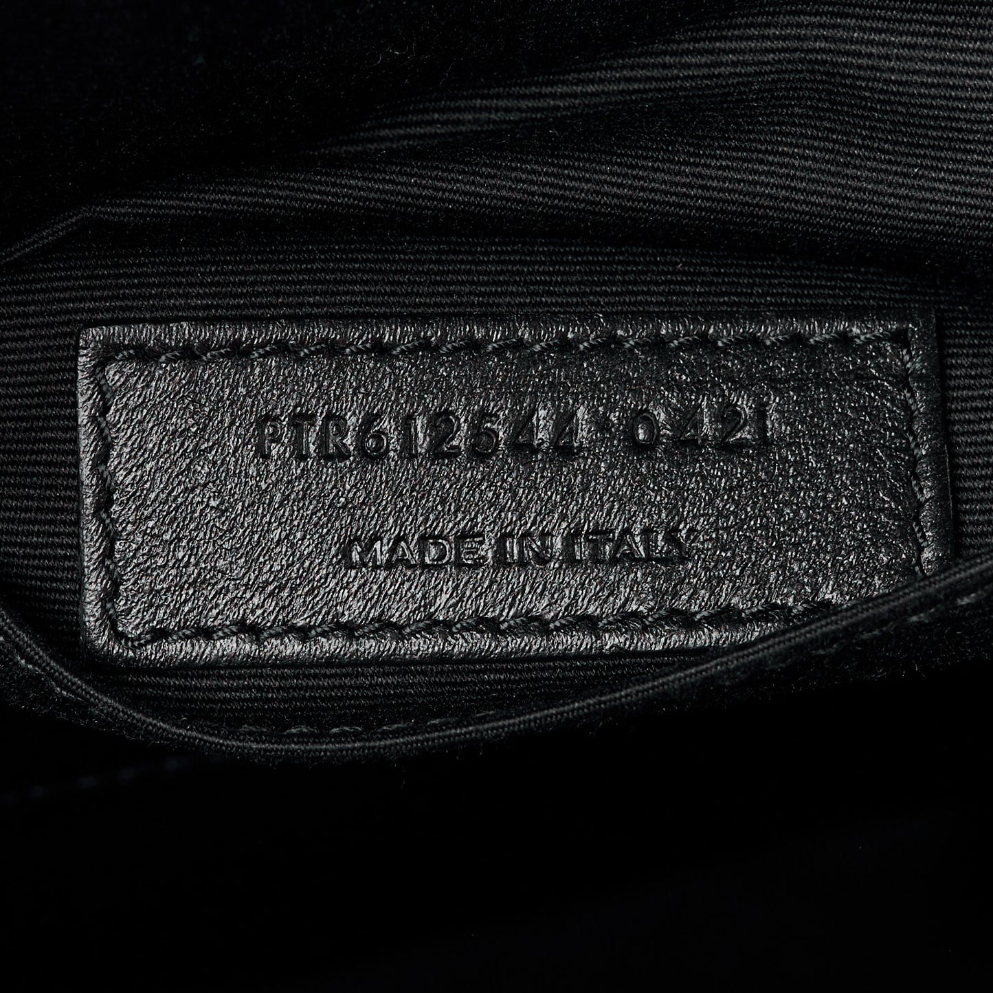 Calfskin Matelasse Monogram Lou Camera Bag Black