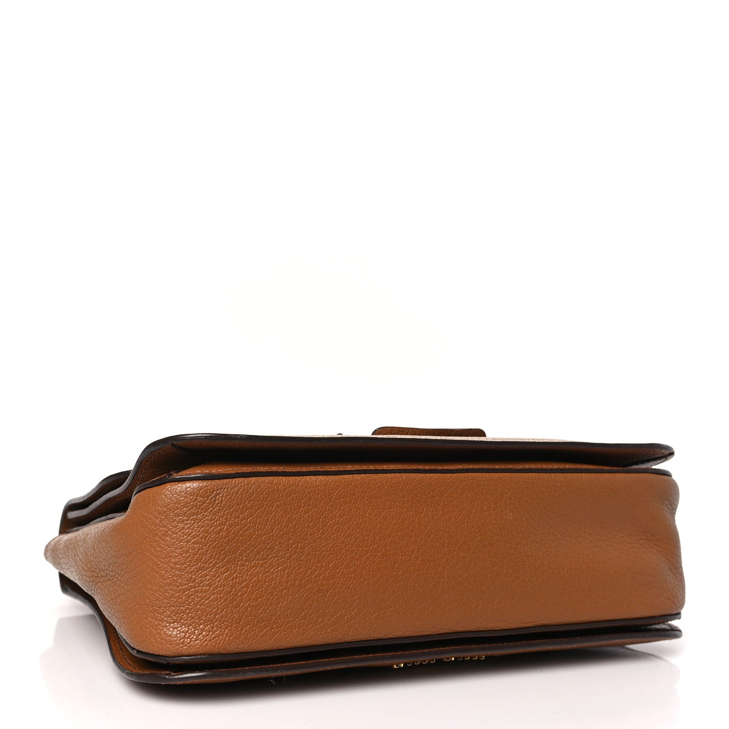Miu Miu Goatskin Madras Shoulder Bag Cuoio 4 of 17