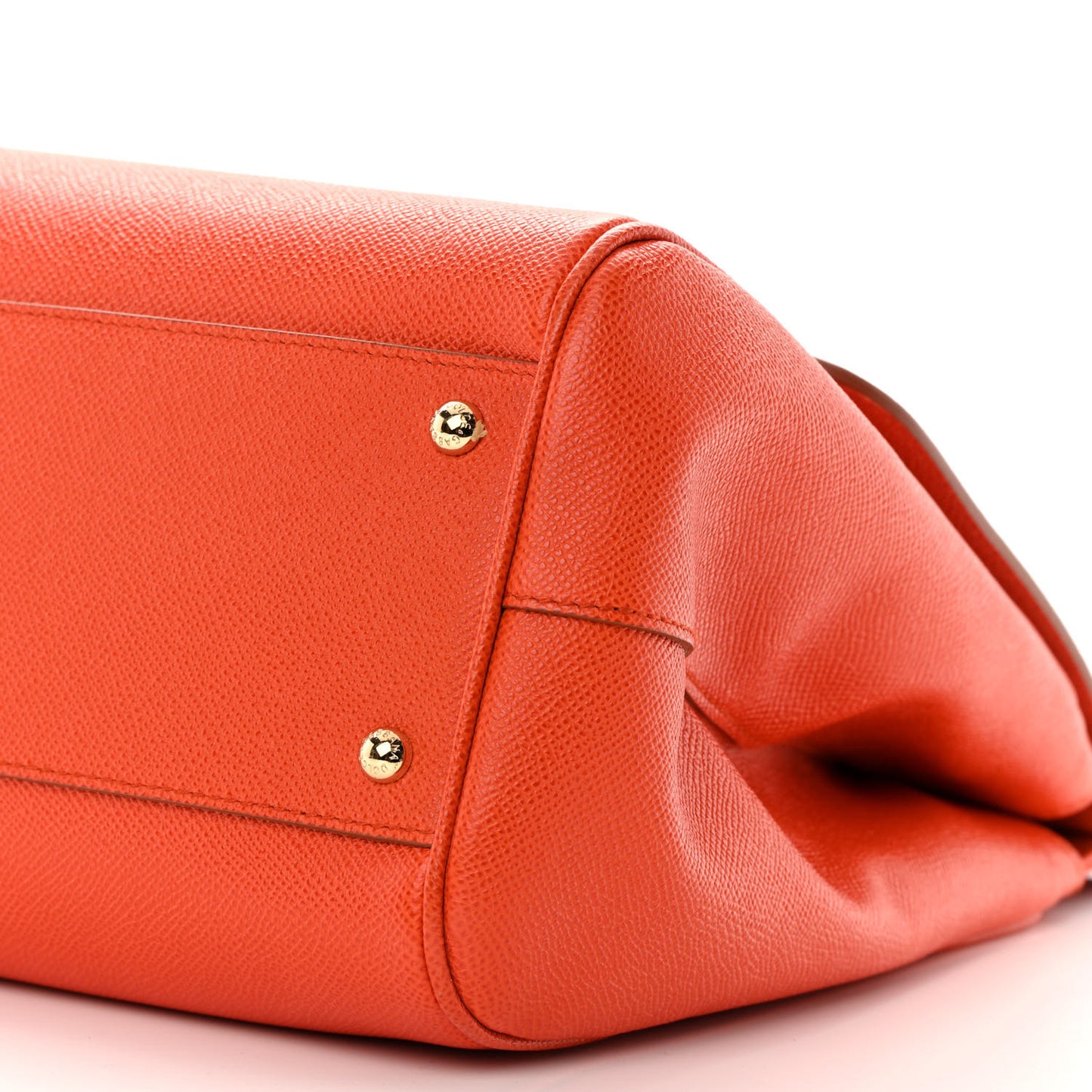 DOLCE & GABBANA Dauphine Large Miss Sicily Satchel Orange