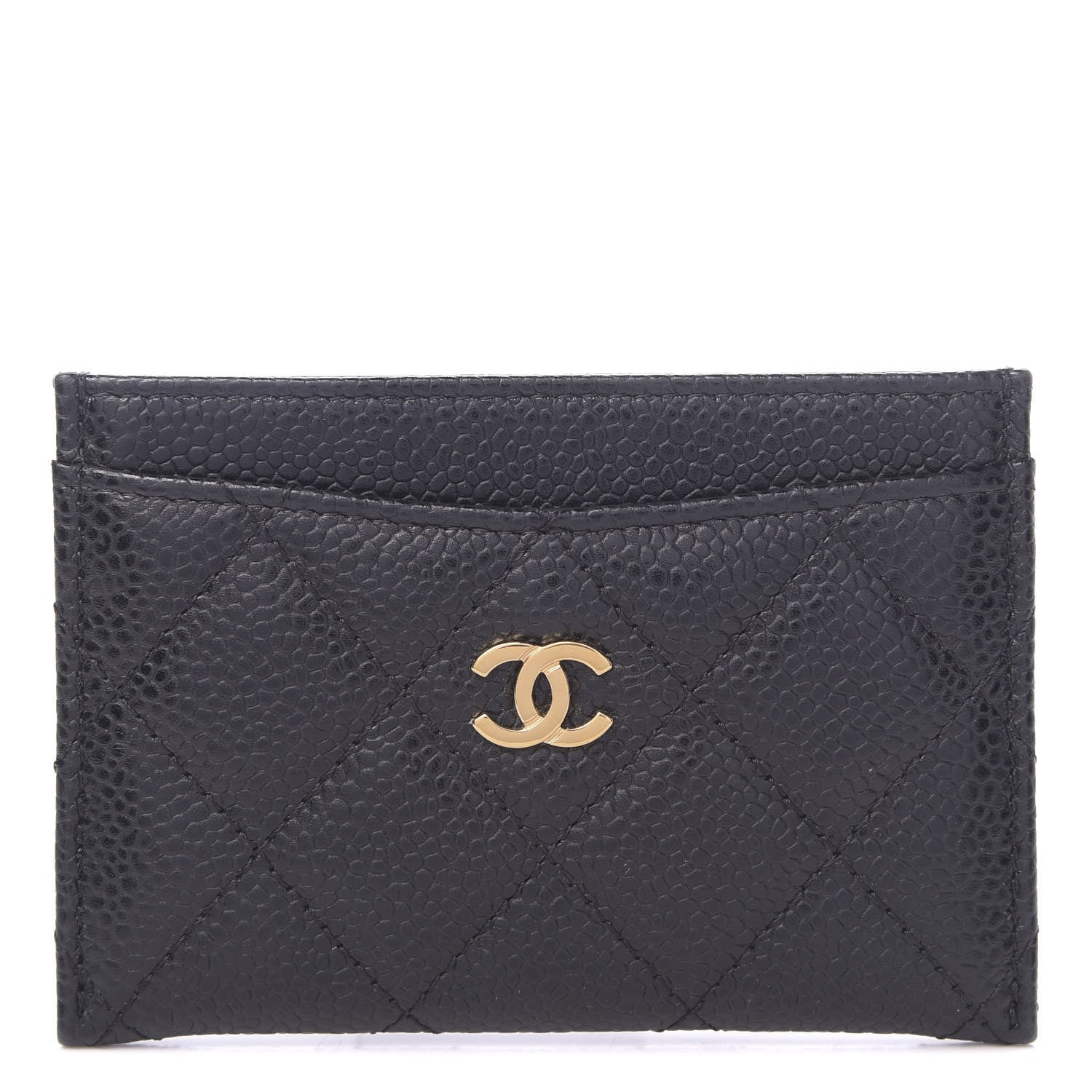 Chanel Caviar Quilted Card Holder Black 1 of 8